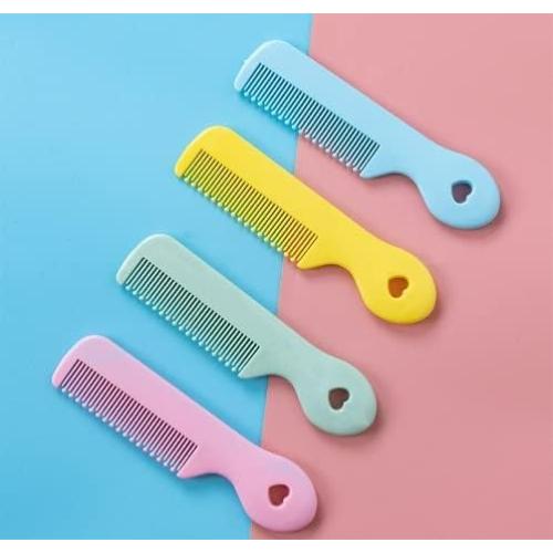 Kit de 8 Peines Coloridos para Bebés BWESOO - Cuidado Suave