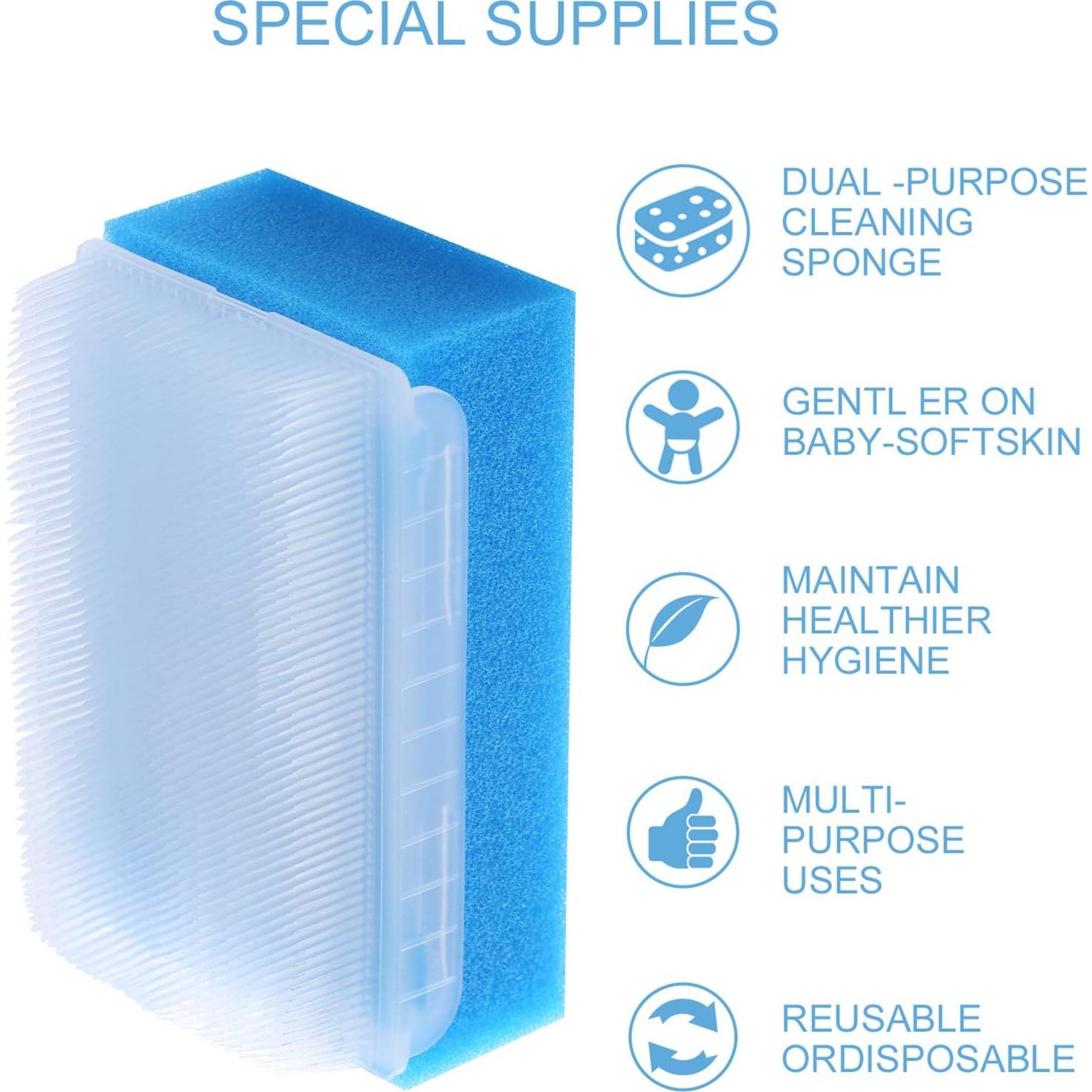 Esponjas de Exfoliación ARGOMAX - Paquete de 6 Unidades