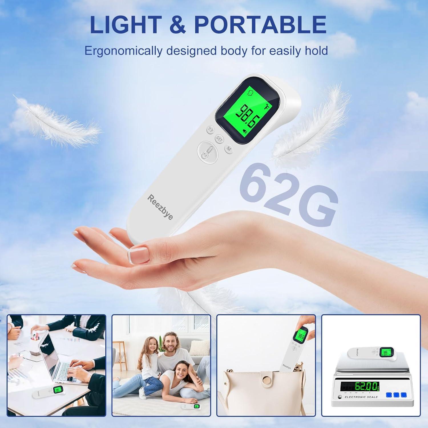 Termómetro Digital Sin Contacto Reezbye AOJ-20A para Bebés y Adultos