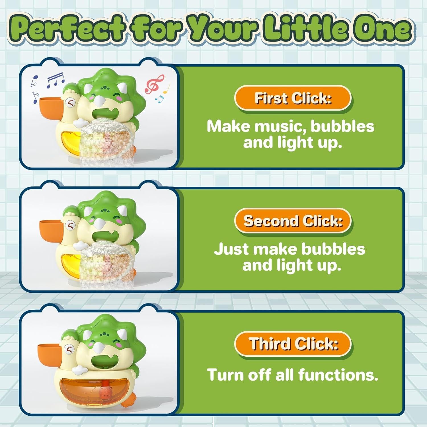 Máquina de Burbujas Lehoo Castle para Baño con Música y Luces