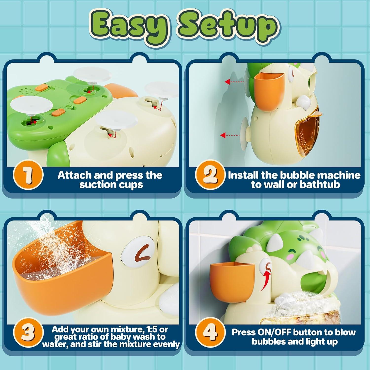 Máquina de Burbujas Lehoo Castle para Baño con Música y Luces