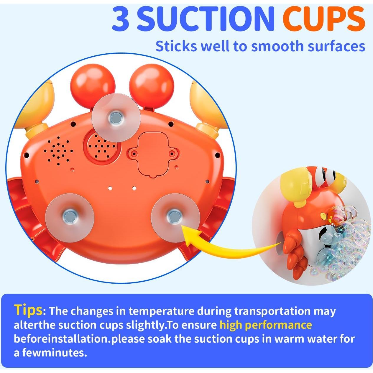 Máquina de Burbujas de Baño Cangrejo SEPHIX con Música