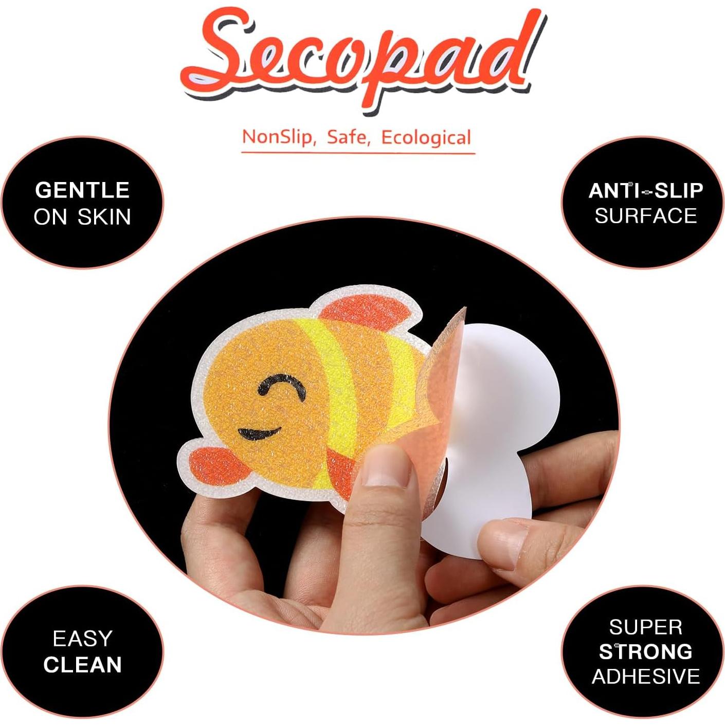 Pegatinas Antideslizantes Secopad para Bañera 20pcs Marinas