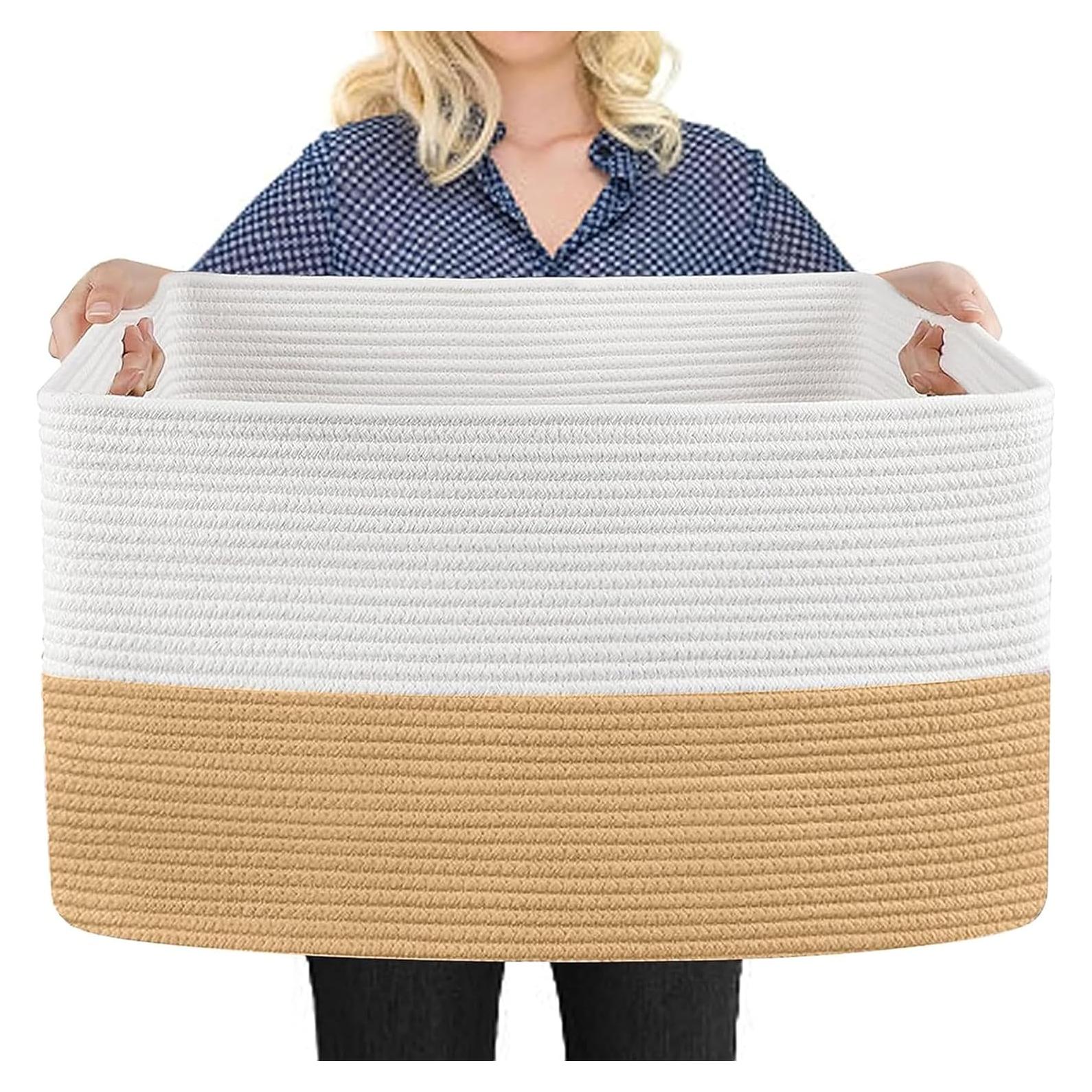 Cesta de Almacenamiento Rectangular MEGASKET 60x40x36 cm