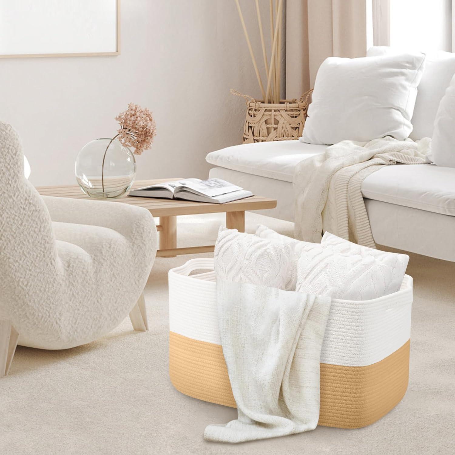 Cesta de Almacenamiento Rectangular MEGASKET 60x40x36 cm