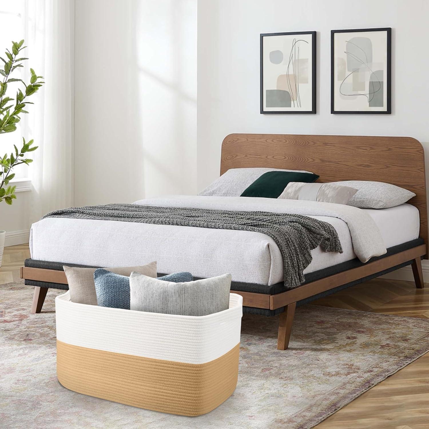 Cesta de Almacenamiento Rectangular MEGASKET 60x40x36 cm