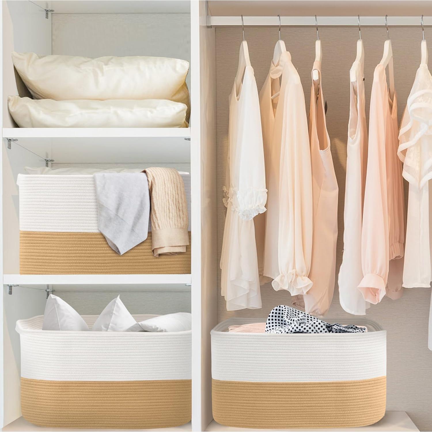 Cesta de Almacenamiento Rectangular MEGASKET 60x40x36 cm