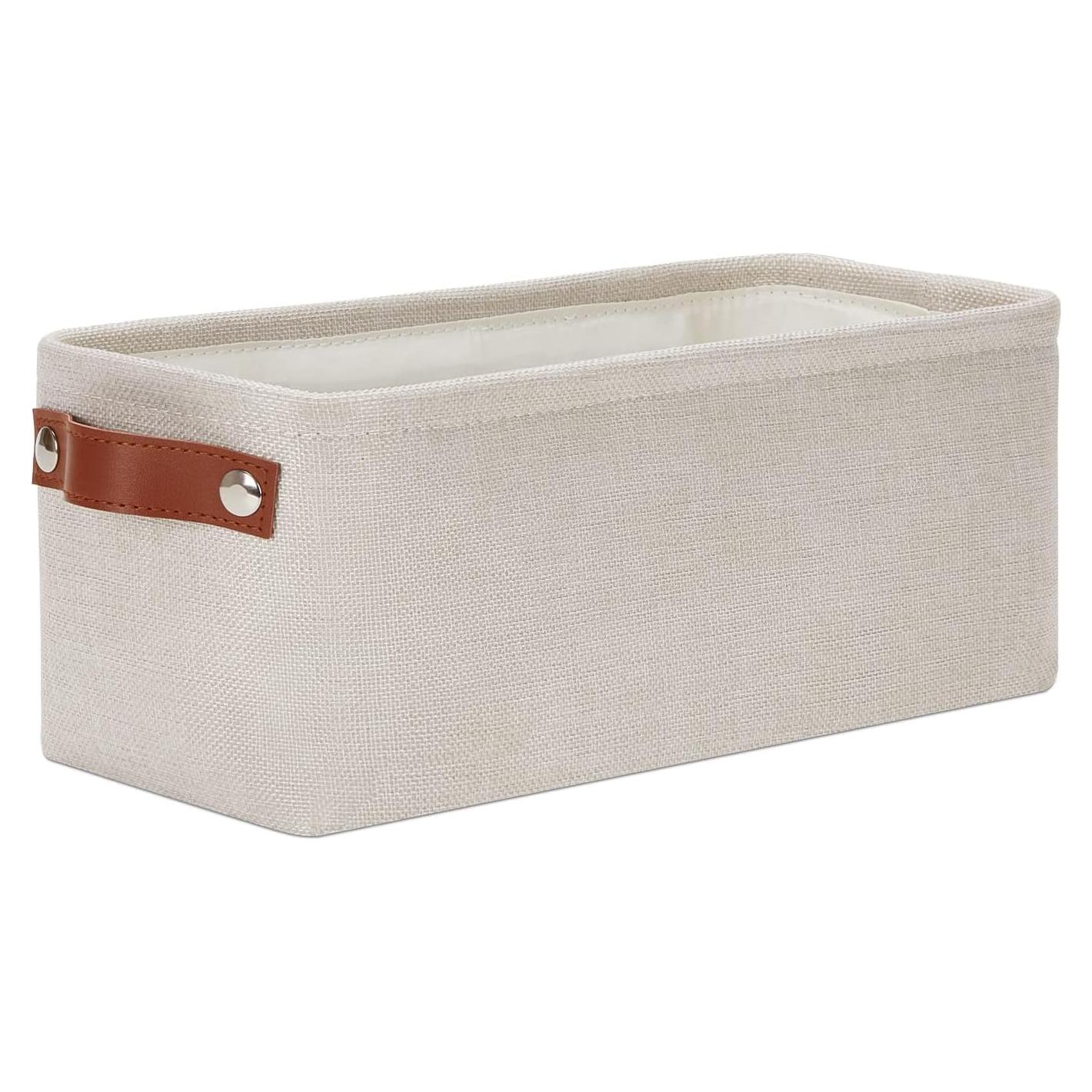Cesta de Almacenamiento Estrecha DULLEMELO Beige 38x15x14cm