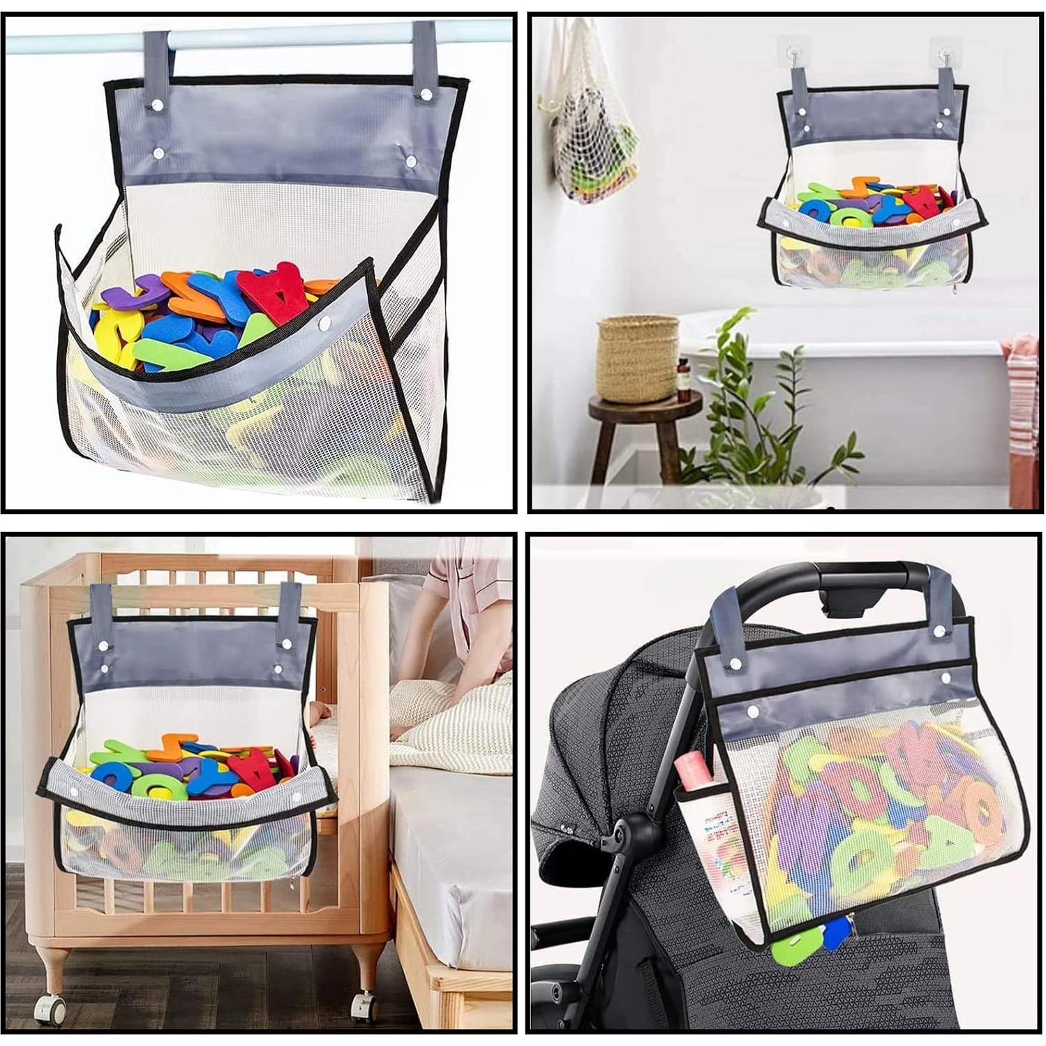 Organizador de Baño Colgante Linkidea 2 Pack Malla 36x28cm