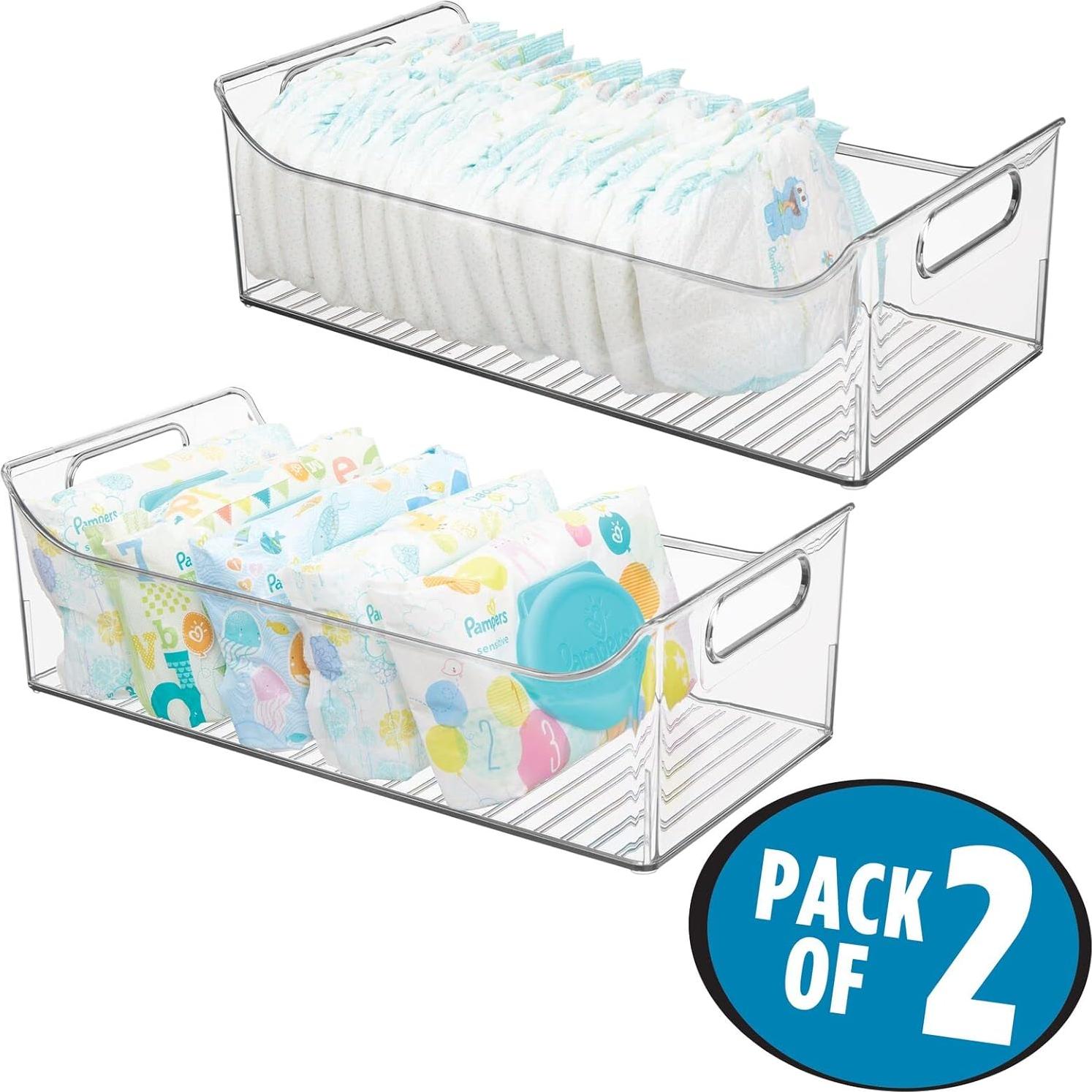 mDesign Organizador Portátil para Bebés - 2 Unidades 40.64 cm