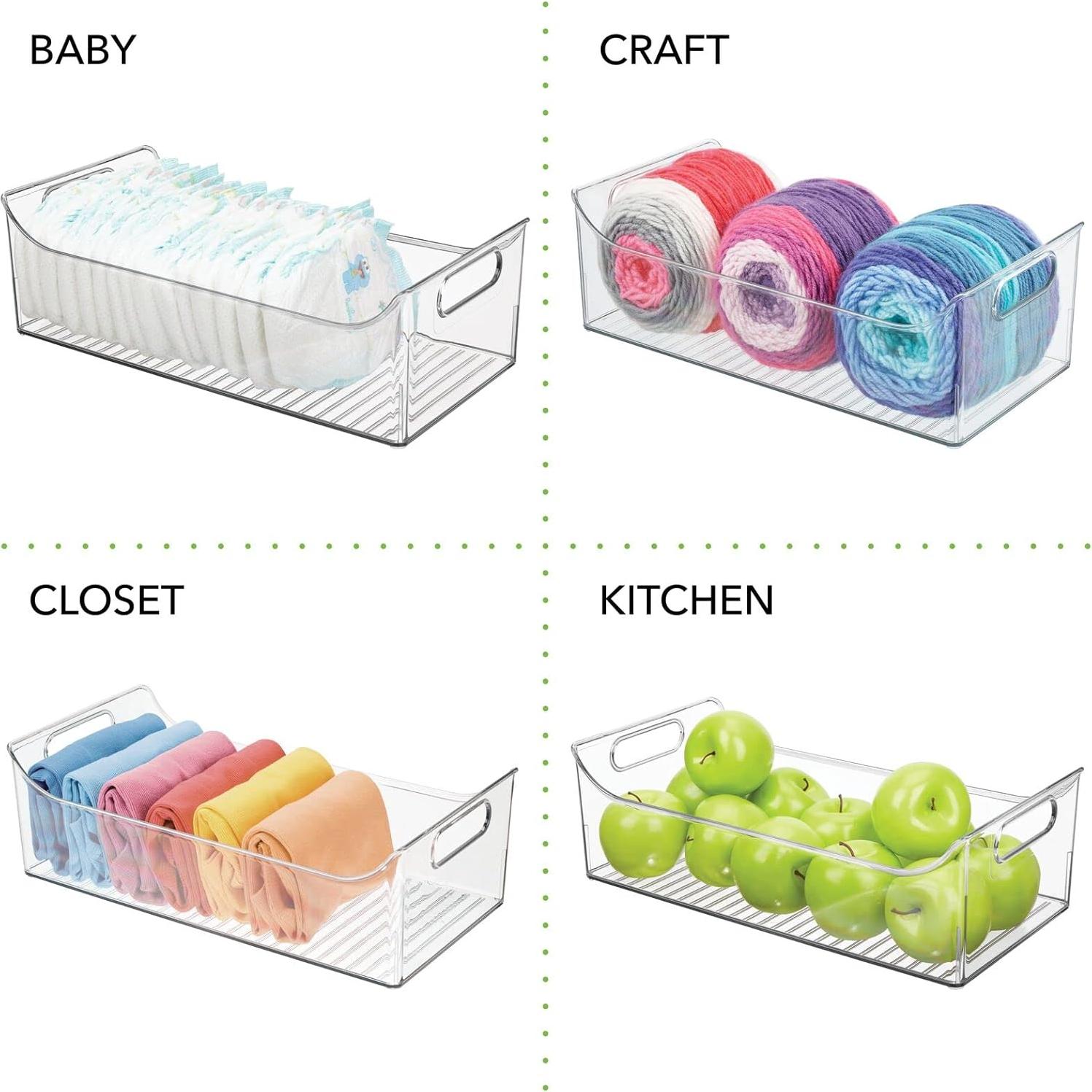 mDesign Organizador Portátil para Bebés - 2 Unidades 40.64 cm