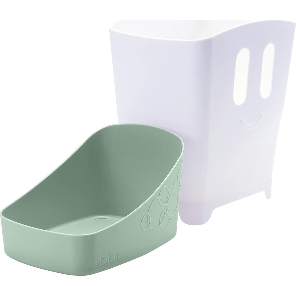 Organizador de Juguetes de Baño Ubbi Salvia con Contenedor Secado