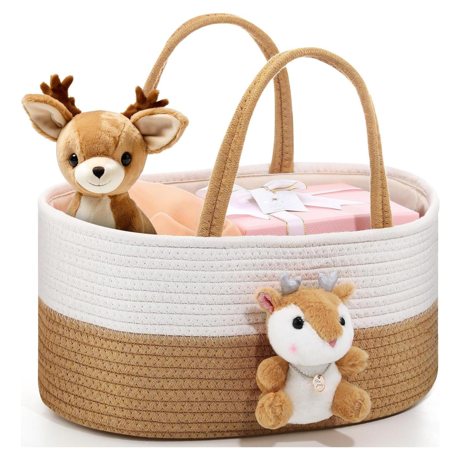 Caddy de Pañales Portátil FoldTier Ciervo Bonito 36x23x17cm