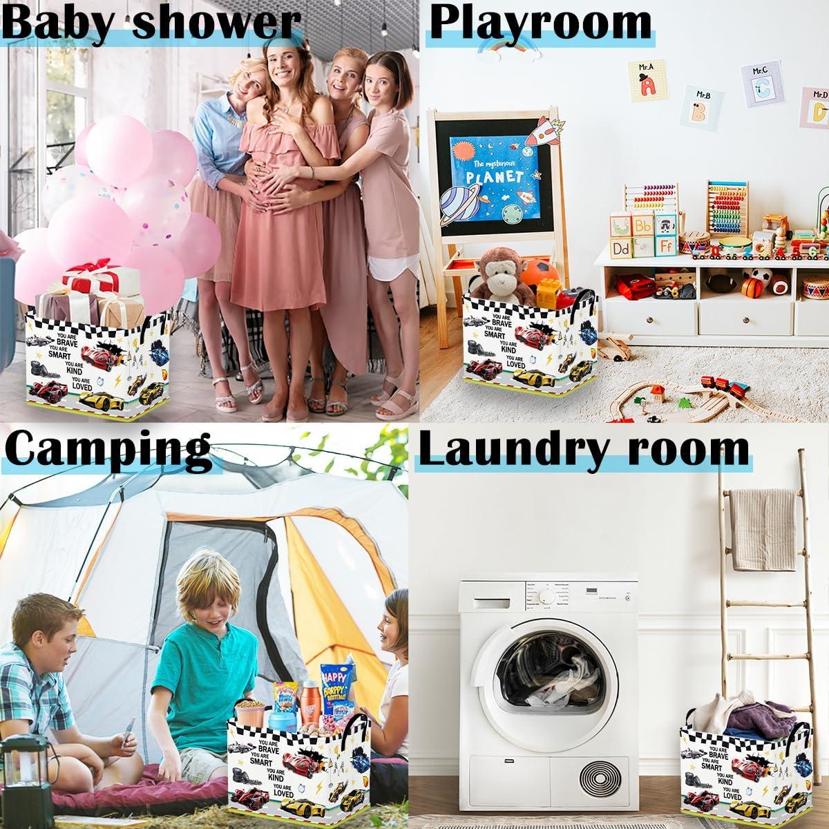 Cesta de Bebé Plegable Runtoo 36L Multicolor Rectangular