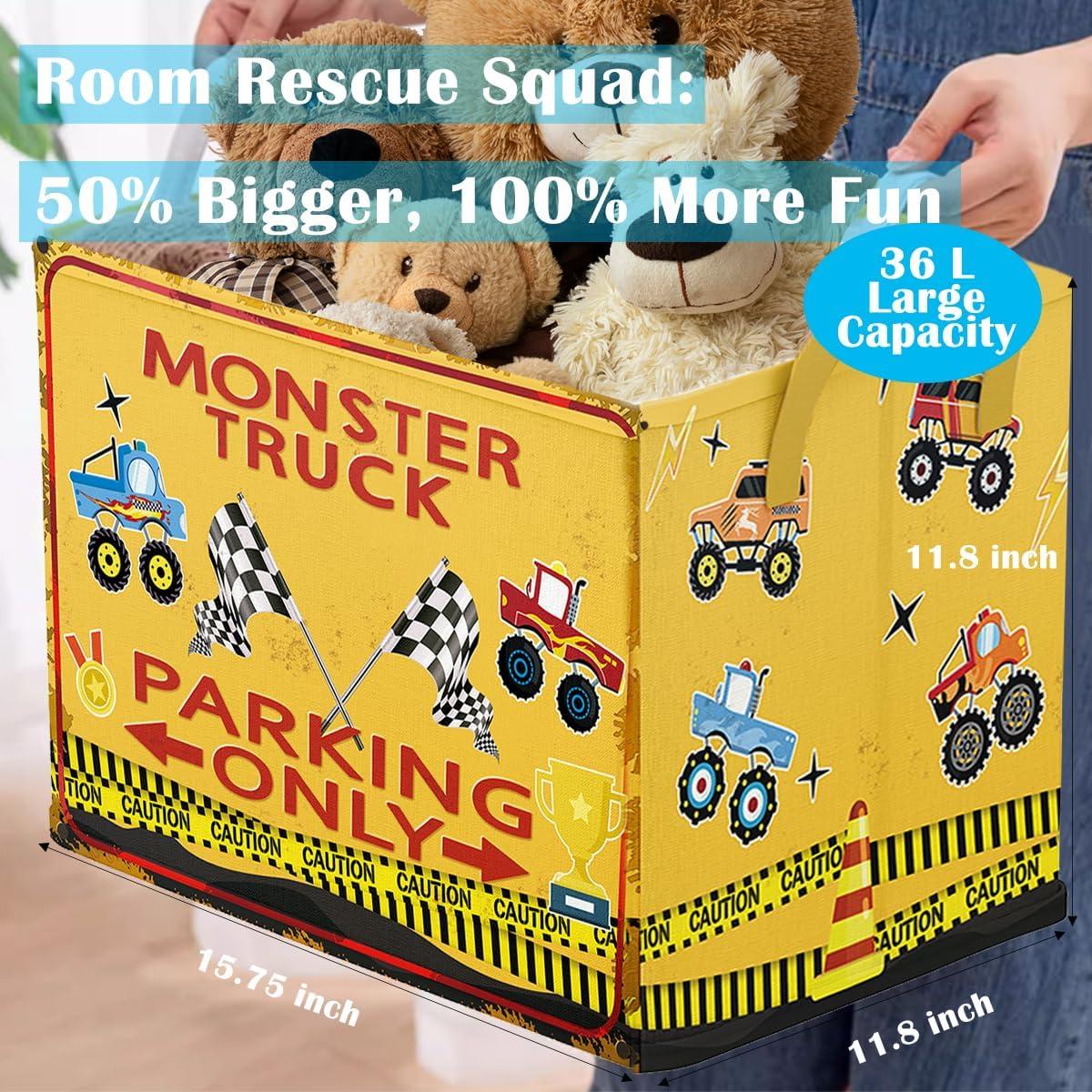 Cesta de Bebé Camión Monstruo 36L Plegable Decalplanet