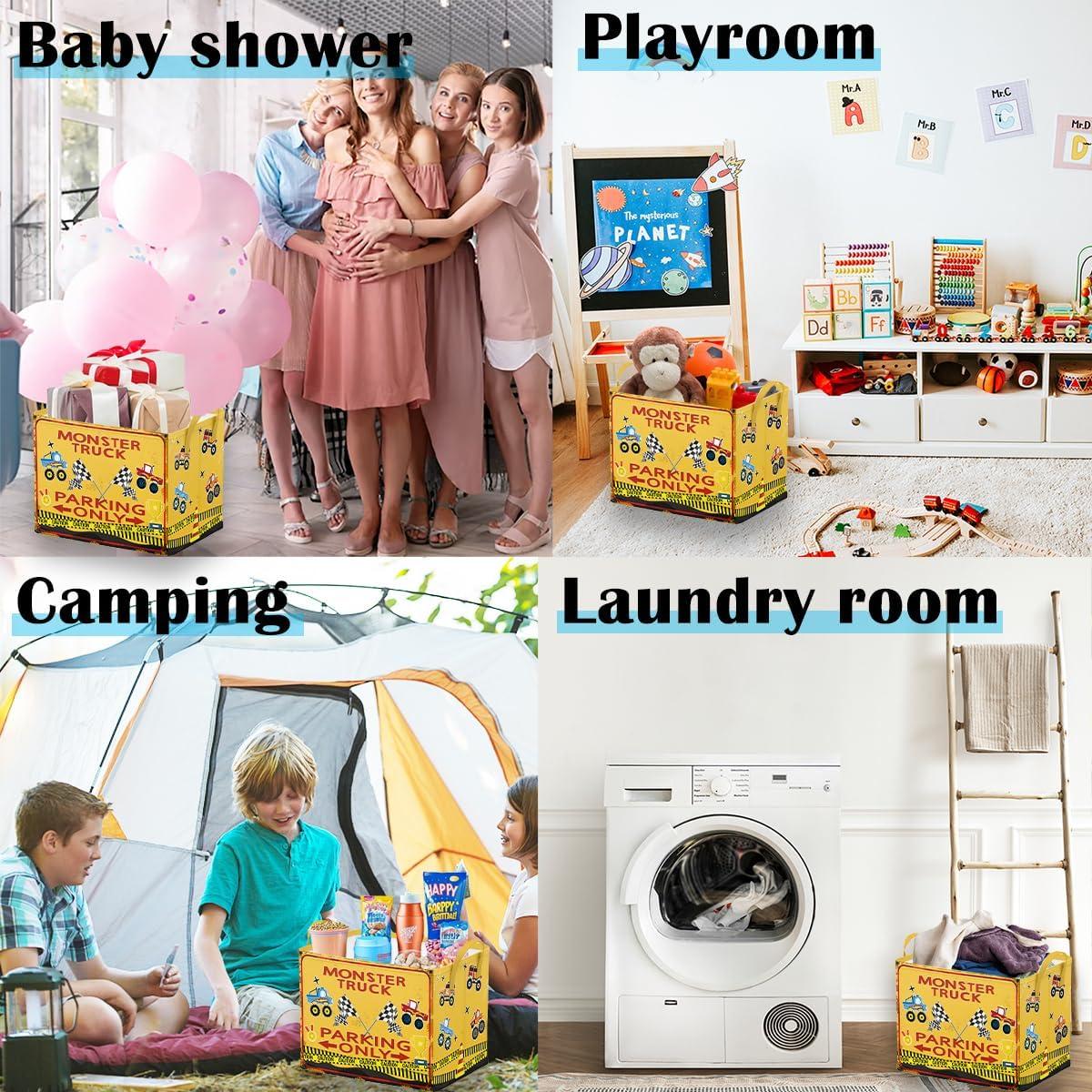 Cesta de Bebé Camión Monstruo 36L Plegable Decalplanet