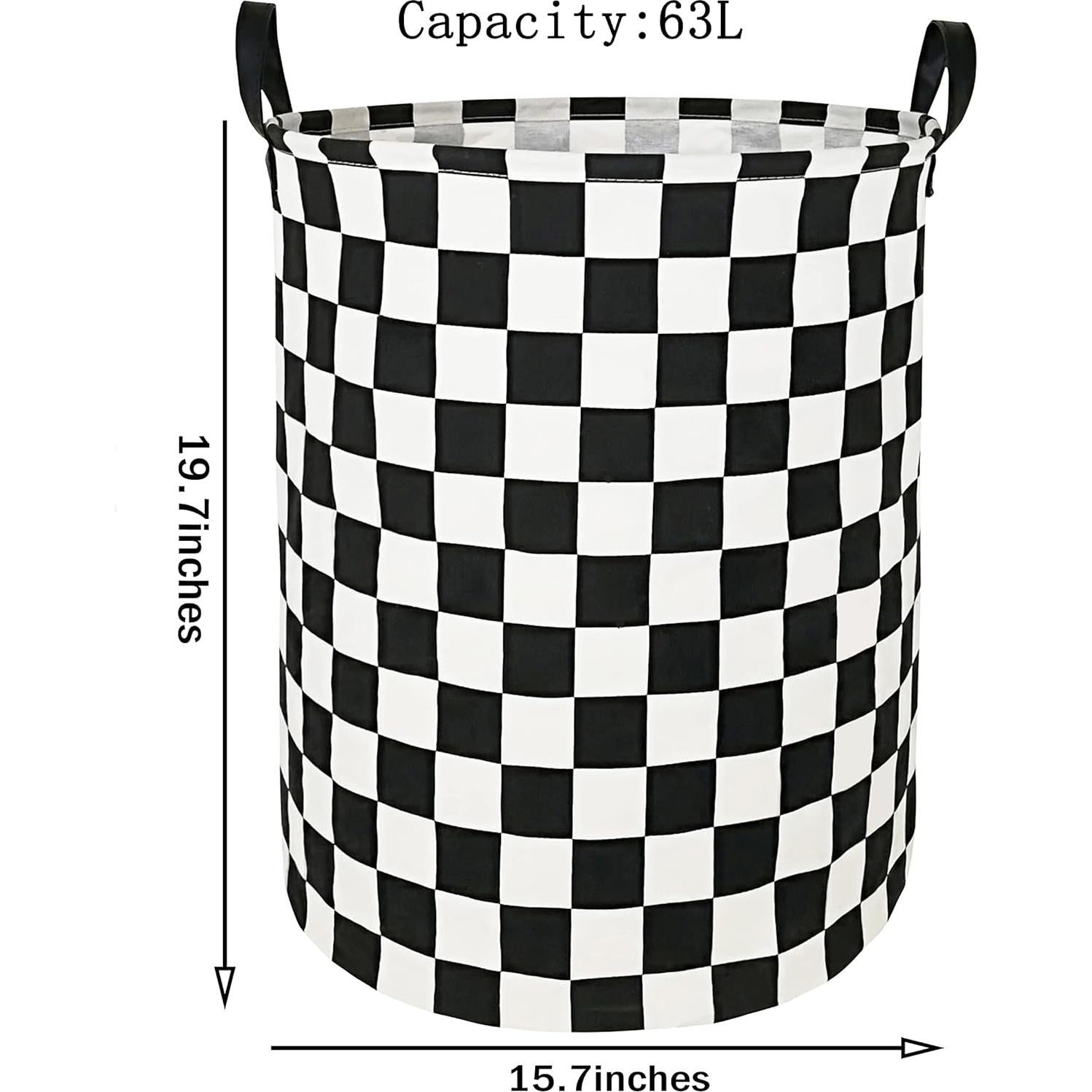 Cesta de Almacenamiento MZIMIK 66L de Algodón Colapsable