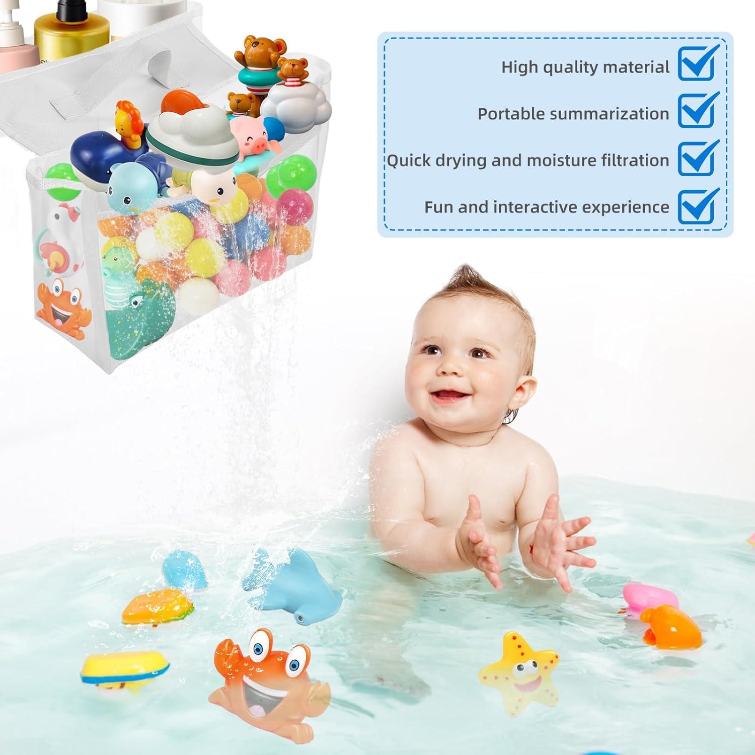 Organizador de Juguetes de Baño Alunduto - 2 Compartimentos