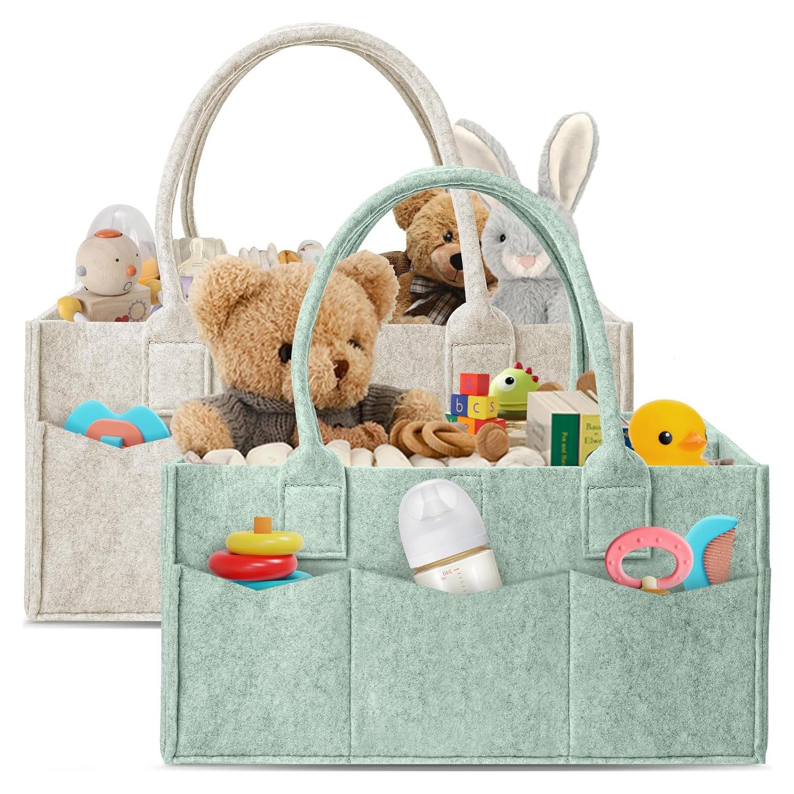 Organizador de Pañales HIPHOP PANDA 2-Pack Verde y Oatmeal