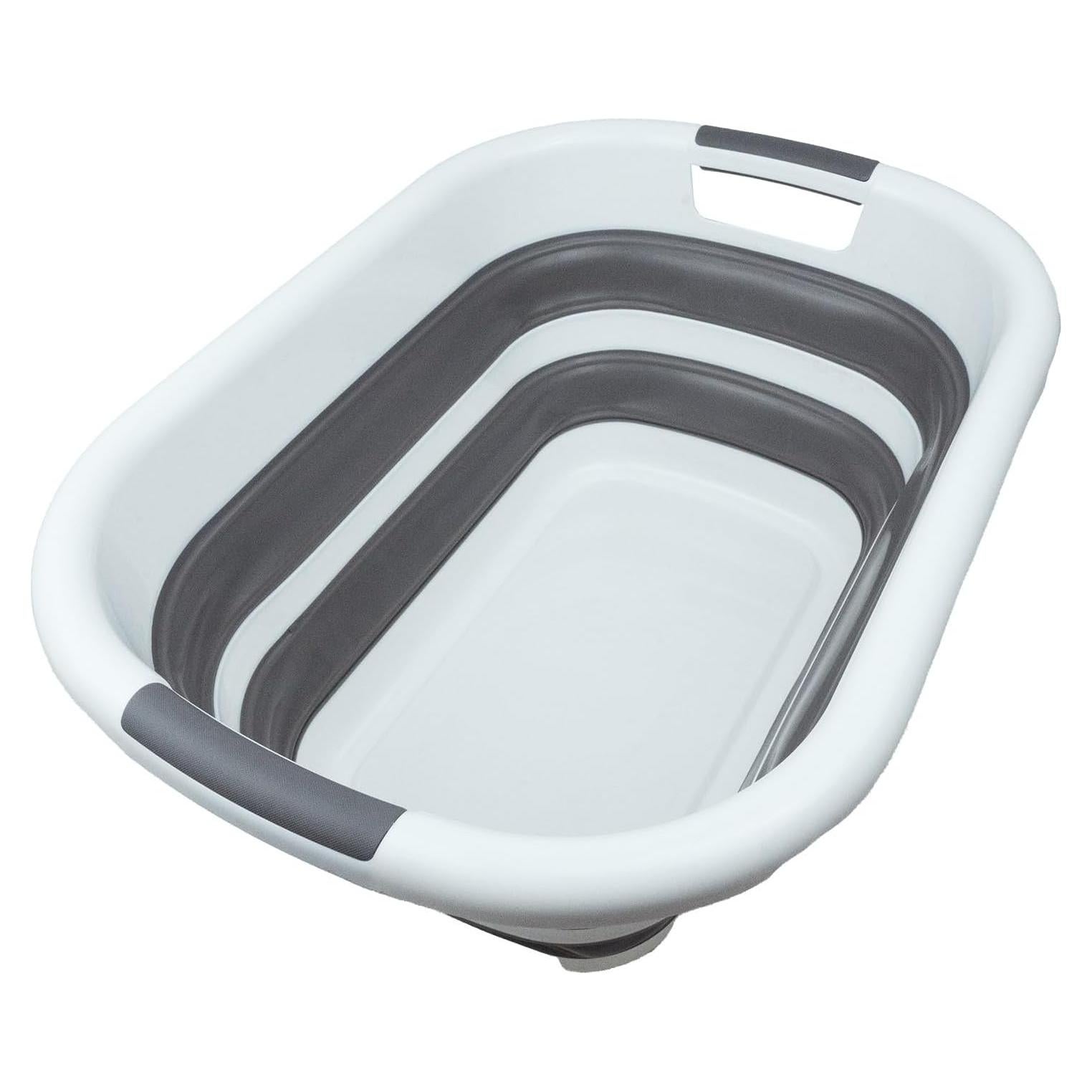 Tina Multiusos Plegable AoMeldion 58L - Bañera, Cesta, Fregadero