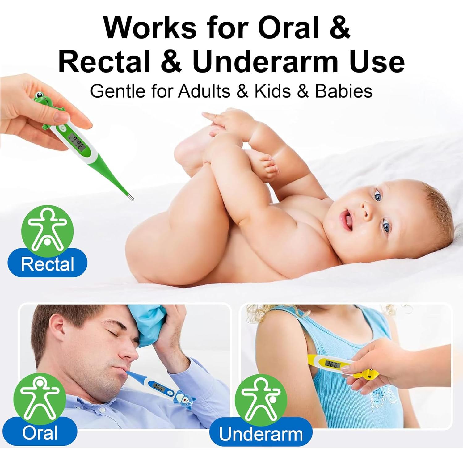 Termómetro Digital para Adultos y Niños - Lectura Rápida 60s