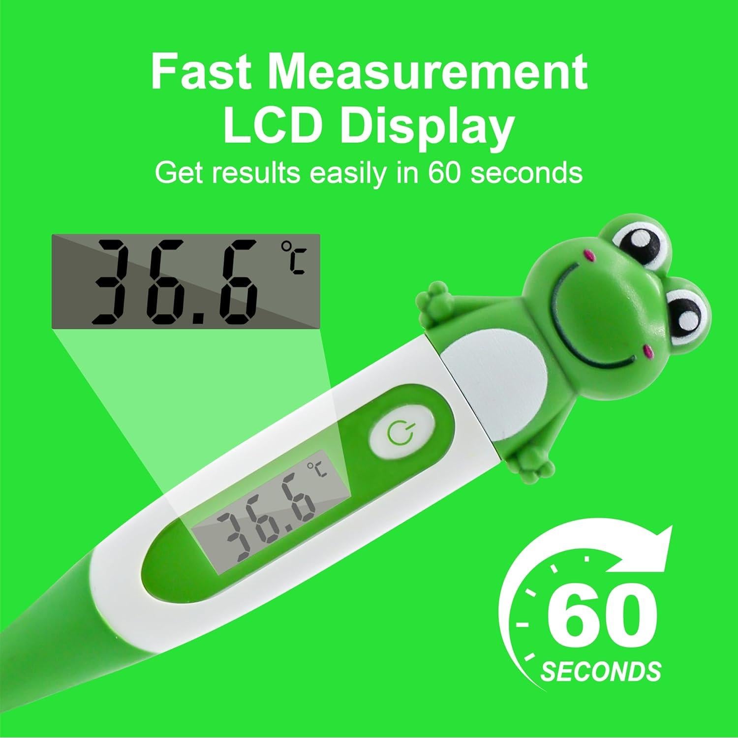 Termómetro Digital para Adultos y Niños - Lectura Rápida 60s