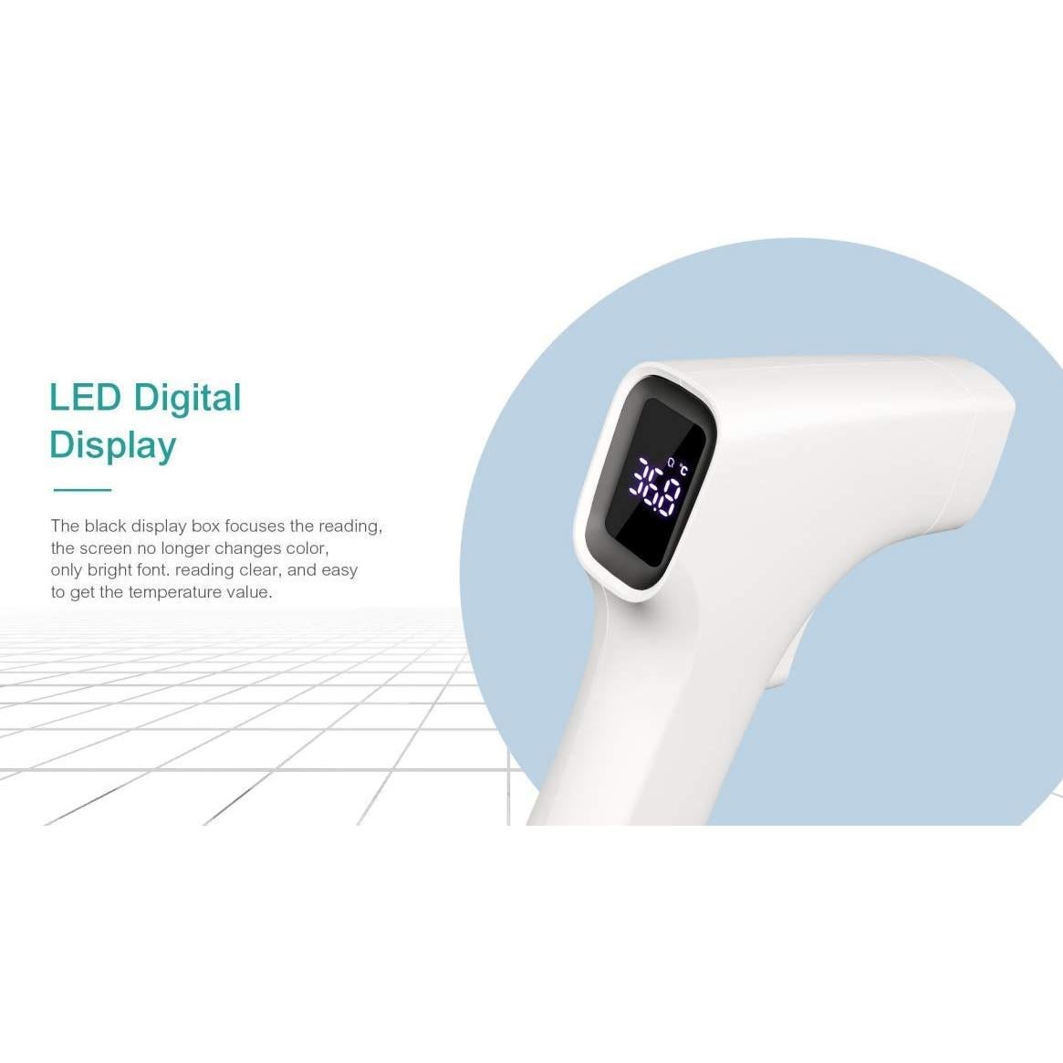 Termómetro Digital Infrarrojo Sin Contacto BBLove R1B1 para Adultos y Bebés