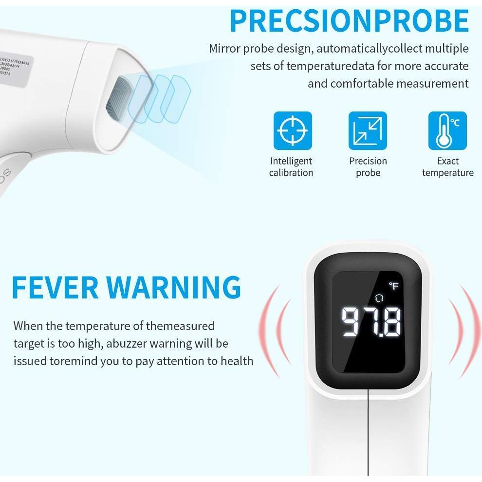 Termómetro Digital Infrarrojo Sin Contacto BBLove R1B1 para Adultos y Bebés