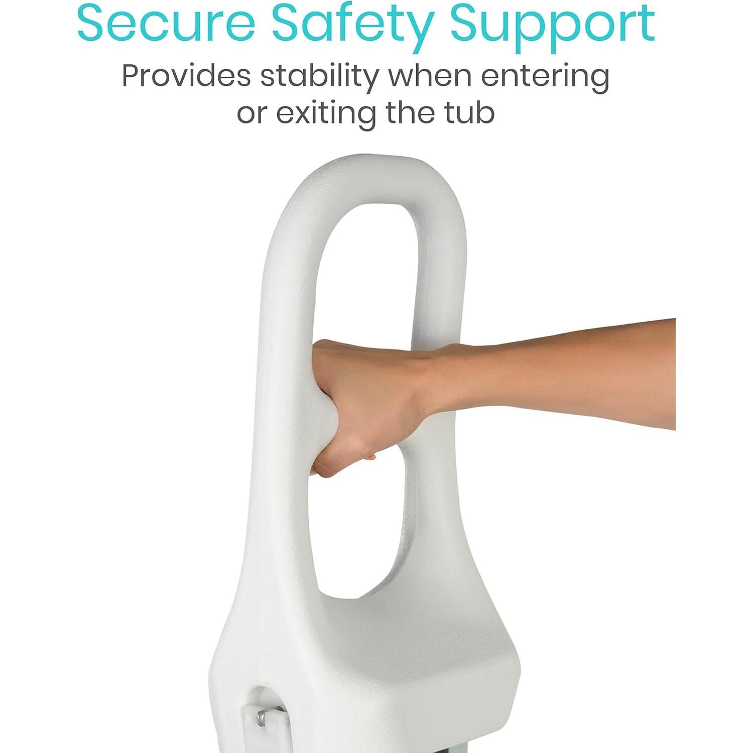 Barandilla de Bañera Vive - Soporte de Seguridad Ajustable 136kg