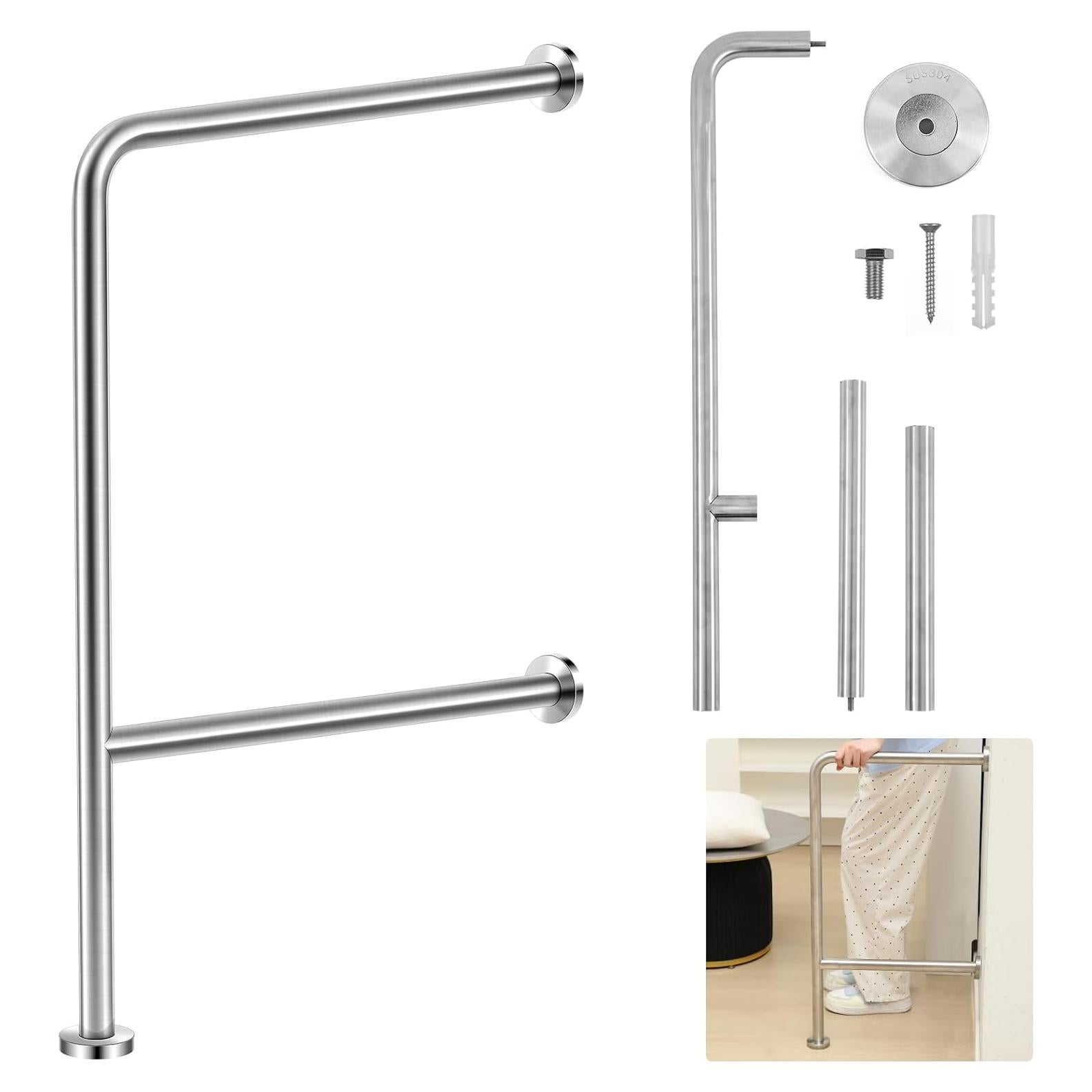 Barra de Agarre de Acero Inoxidable Zonon 83.82x45.72cm