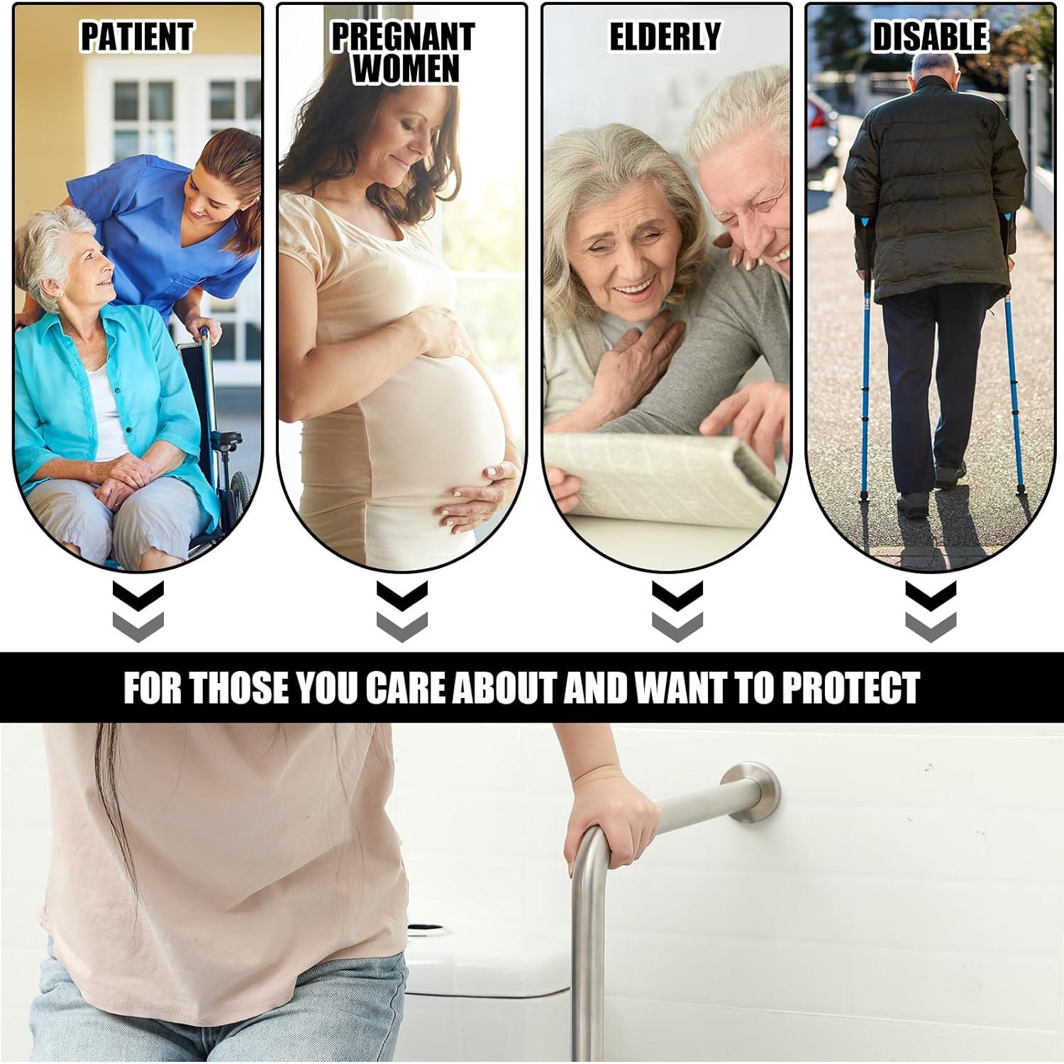 Barra de Agarre de Acero Inoxidable Zonon 83.82x45.72cm