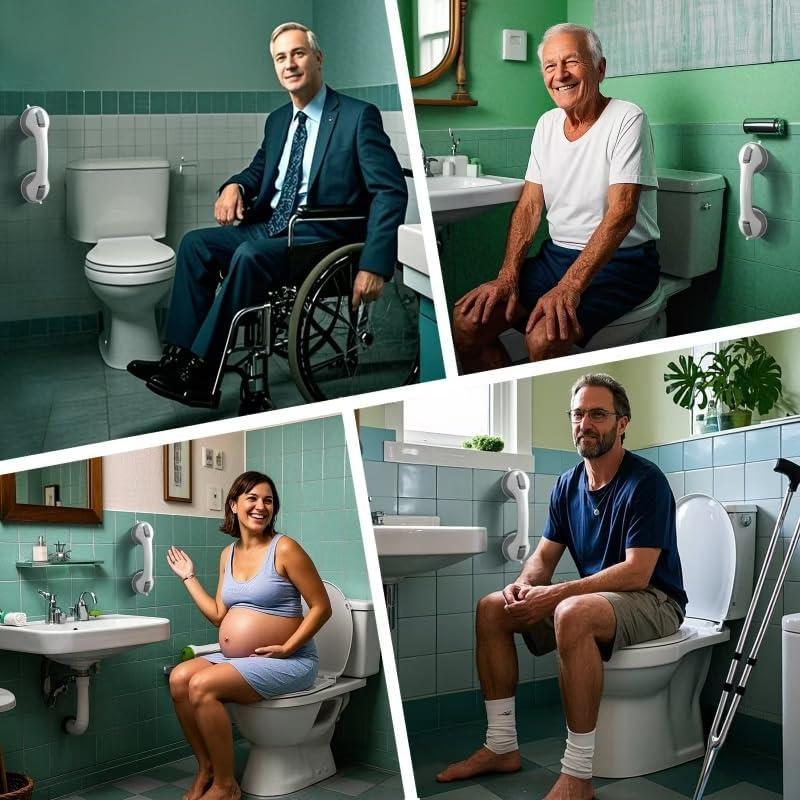 Barras de Agarre Brillantes iHave 30.48 cm para Ducha - 2 Unidades