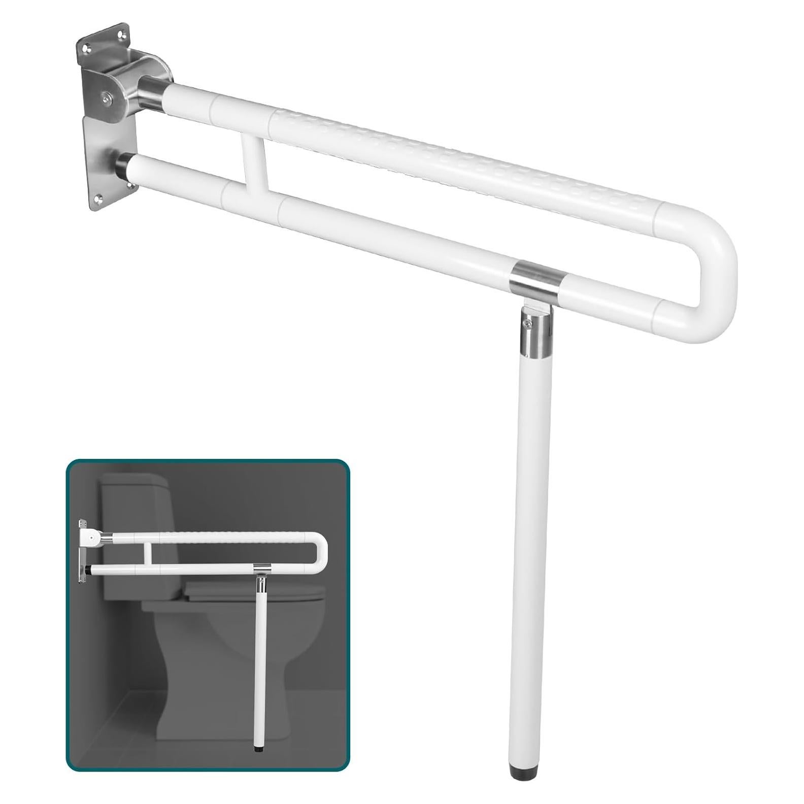 Barra de Agarre Plegable INNOLIFE 75 cm Antideslizante Blanca