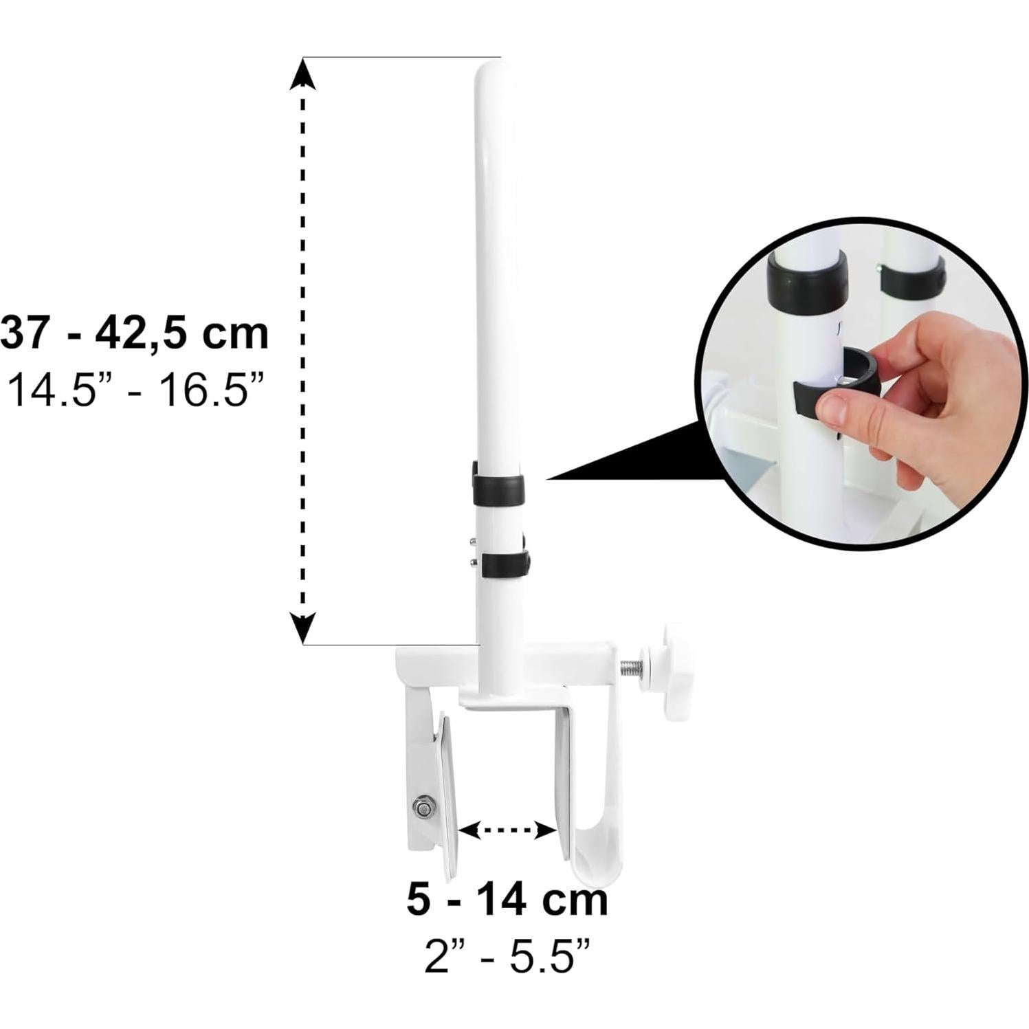 Barra de Agarre Ajustable PEPE Movilidad para Bañera 36.8-42.4 cm