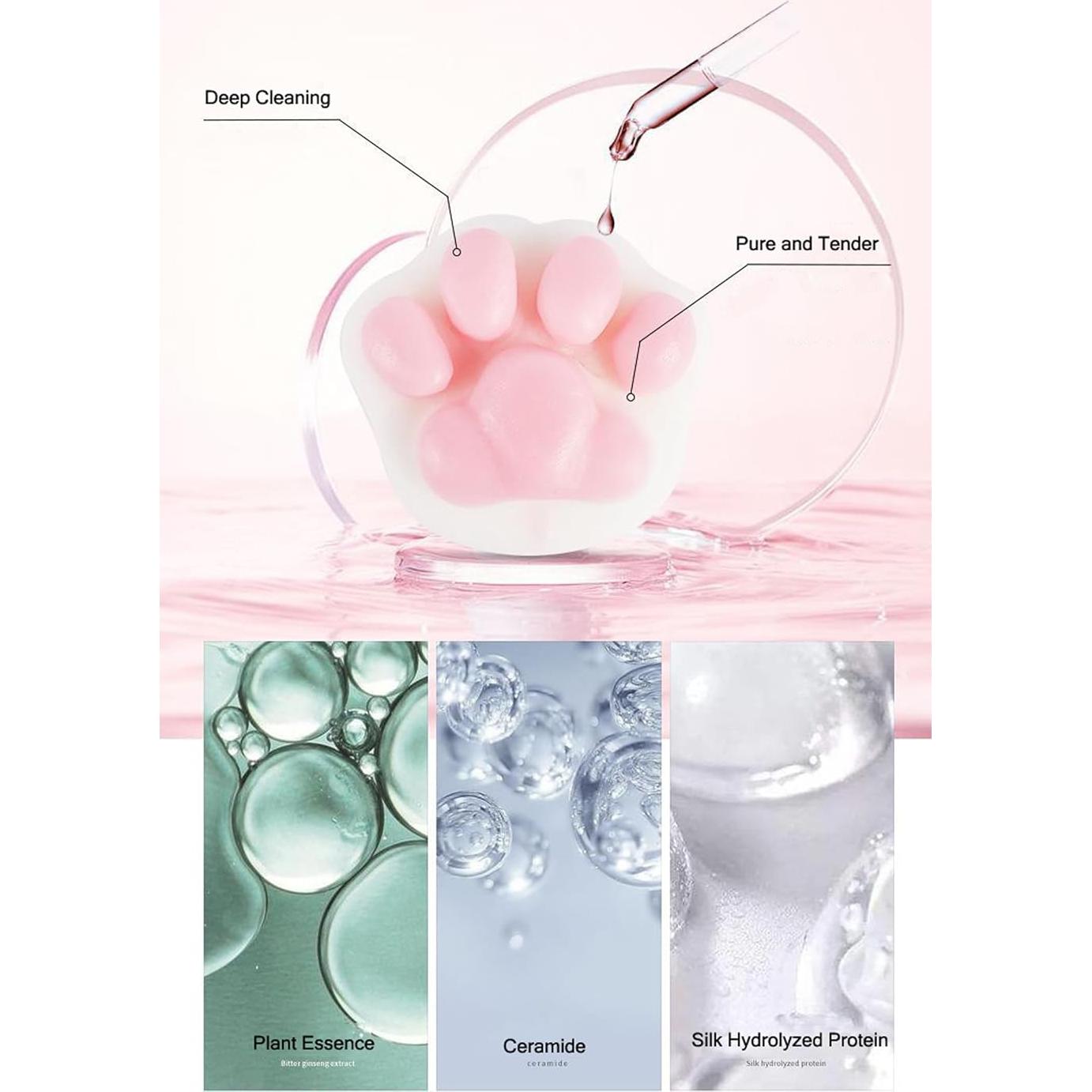 Barra de Jabón Aromatizada T-shin Patita de Gato 80g Rosa