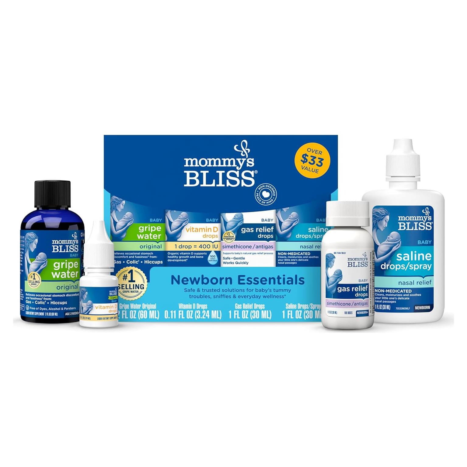 Kit de Bienestar para Recién Nacidos Mommy's Bliss - 4 Piezas