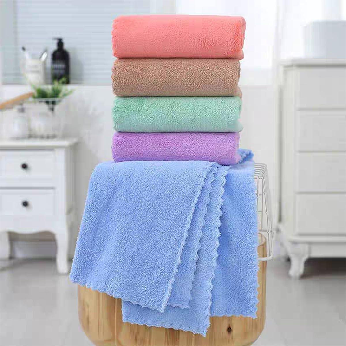 Juego de Toallas de Microfibra SAOYOAS - 5 Piezas 75x35cm