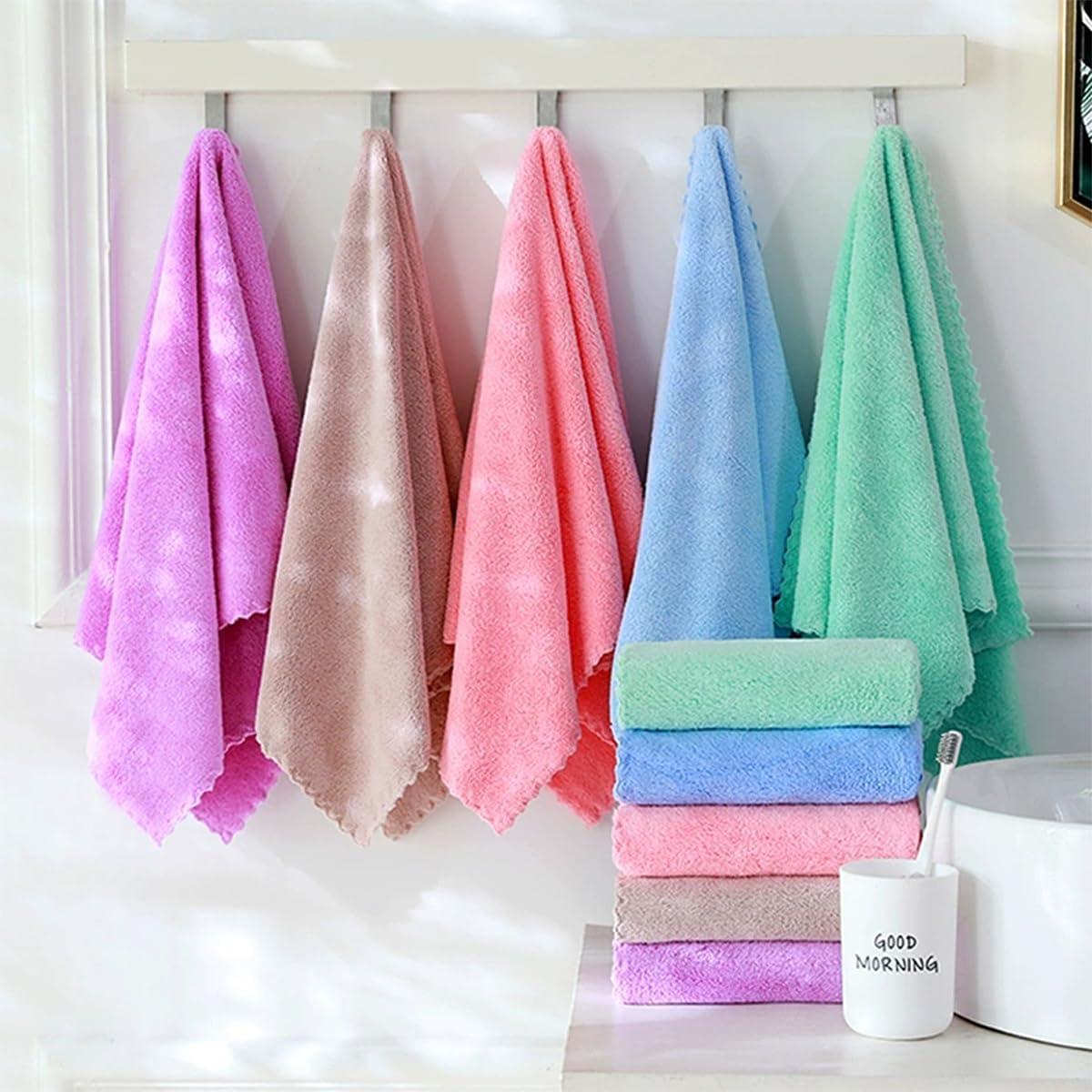 Juego de Toallas de Microfibra SAOYOAS - 5 Piezas 75x35cm