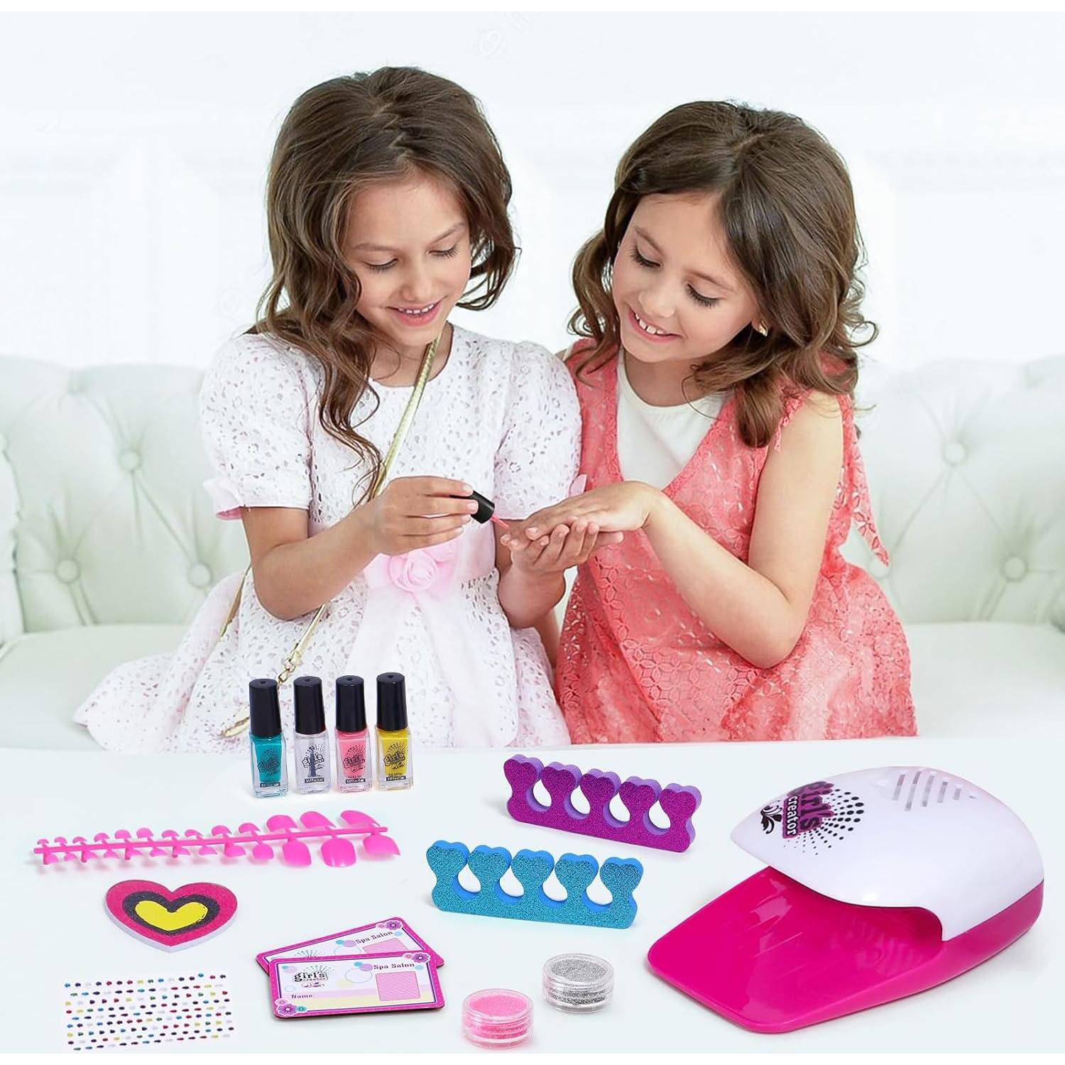 Kit de Spa para Niñas Golray - Baño de Pies y Manicura
