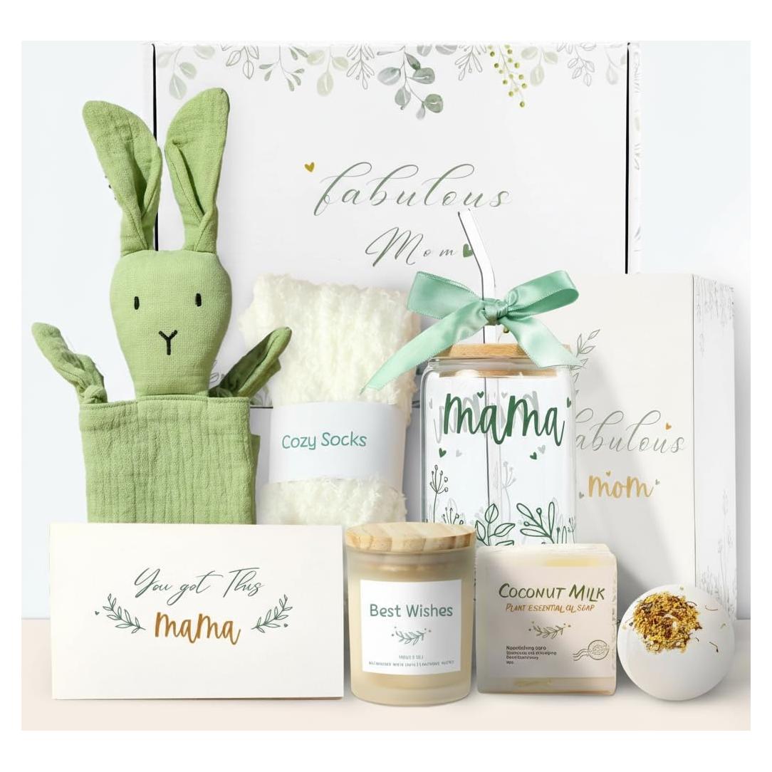 Cesta de Regalo Postparto KMCCUMBER para Nuevas Mamás