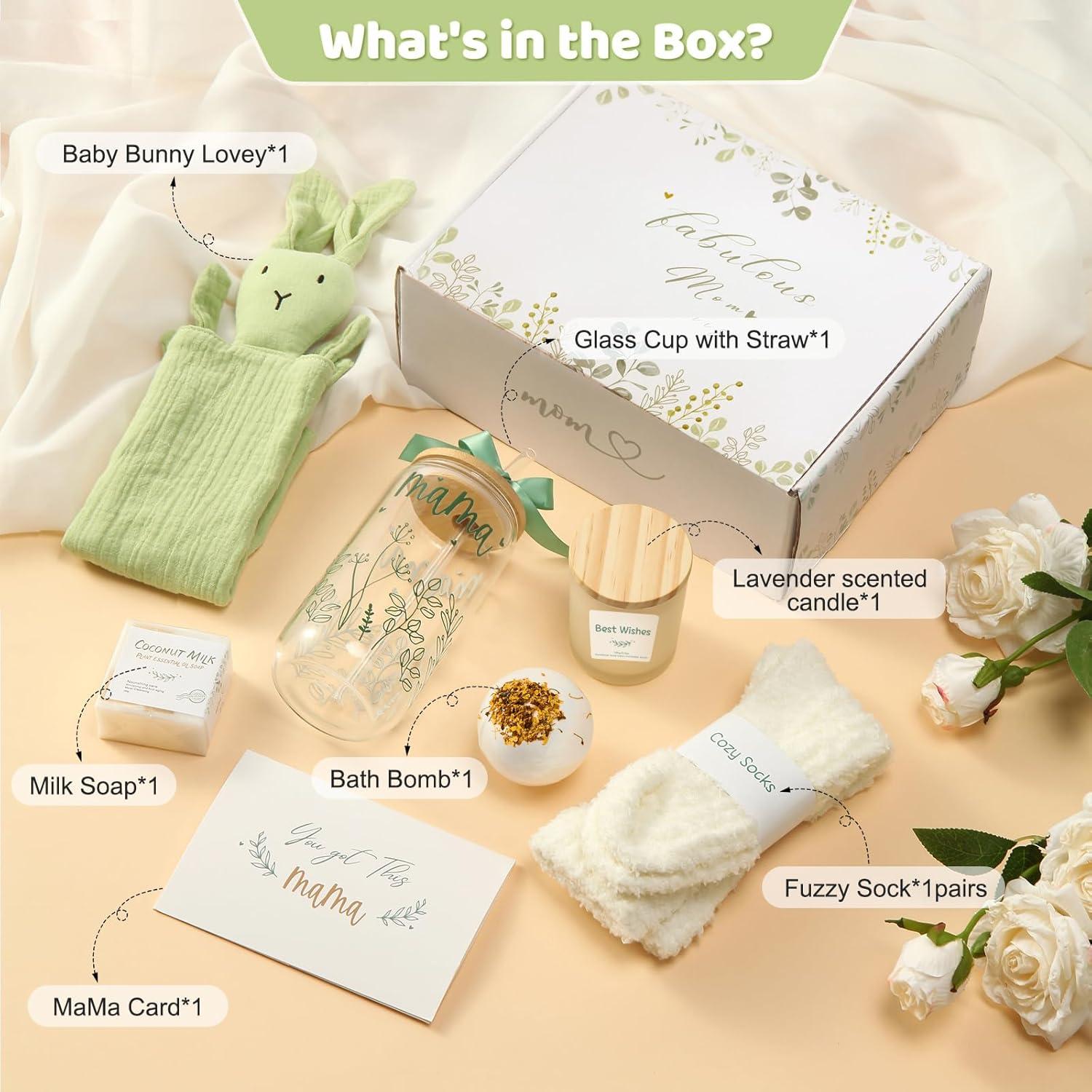 Cesta de Regalo Postparto KMCCUMBER para Nuevas Mamás