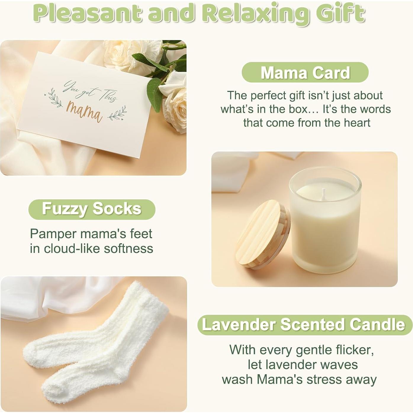 Cesta de Regalo Postparto KMCCUMBER para Nuevas Mamás