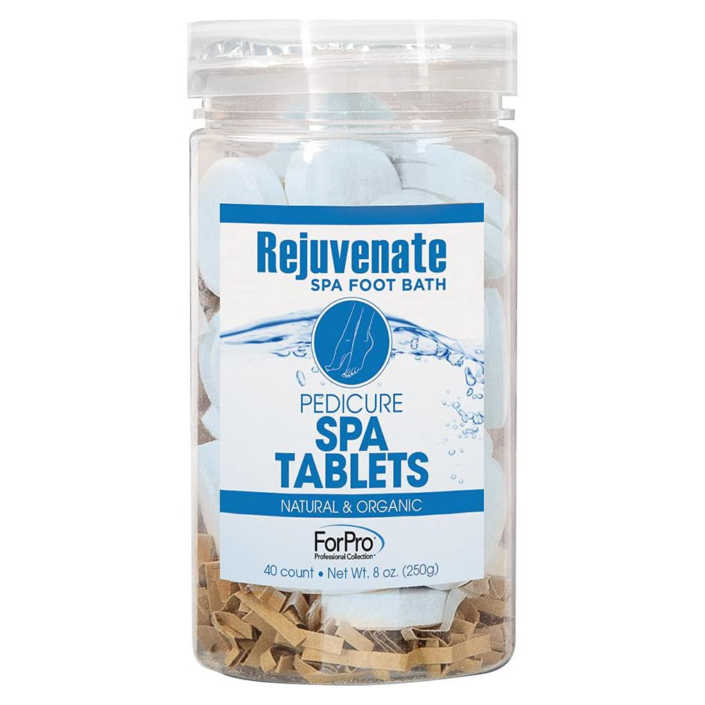 Tabletas de Baño de Pies Rejuvenate Spa Orgánicas 40 Unidades