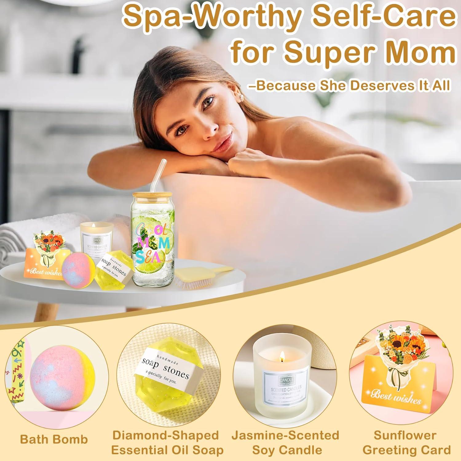 Juego de Regalo para Nuevas Mamás Sysmie - 11 Piezas de Spa y Bebé