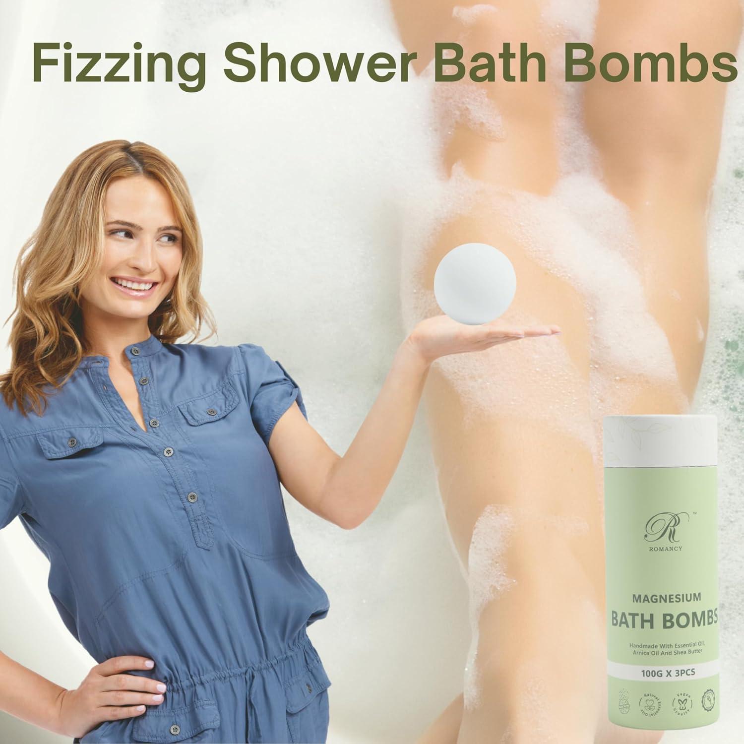 Juego de Bombas de Baño de Magnesio Romancy - Aromaterapia Relax