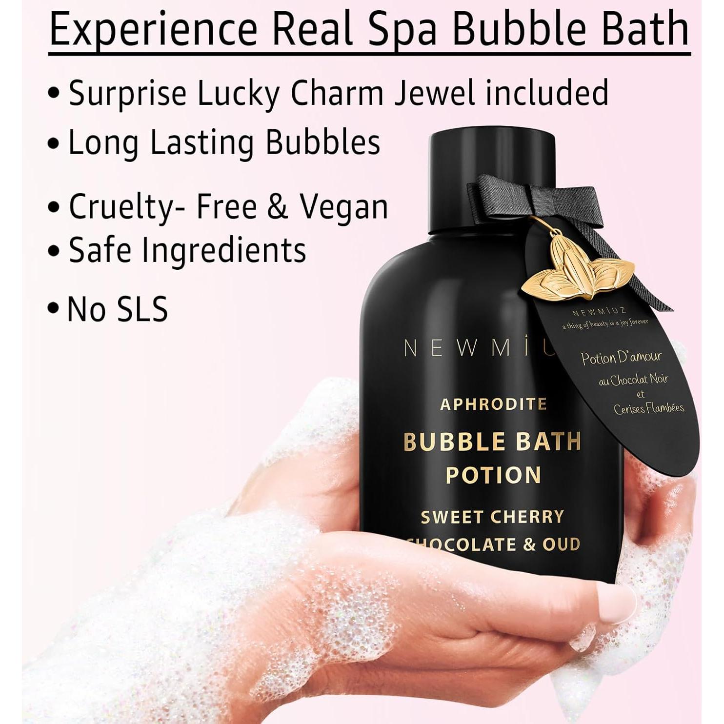 Baño de burbujas premium New Miuz chocolate cereza 320g