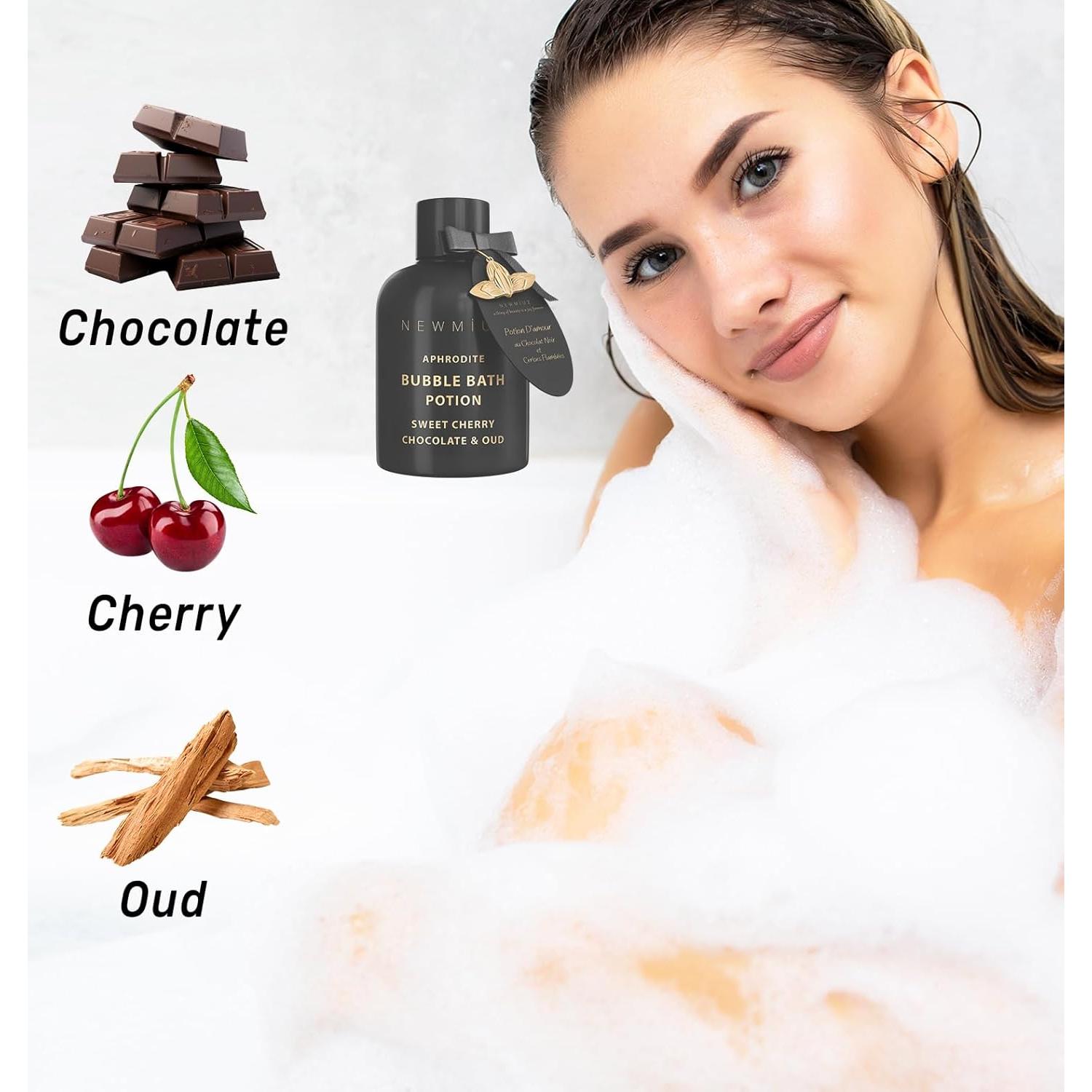 Baño de burbujas premium New Miuz chocolate cereza 320g
