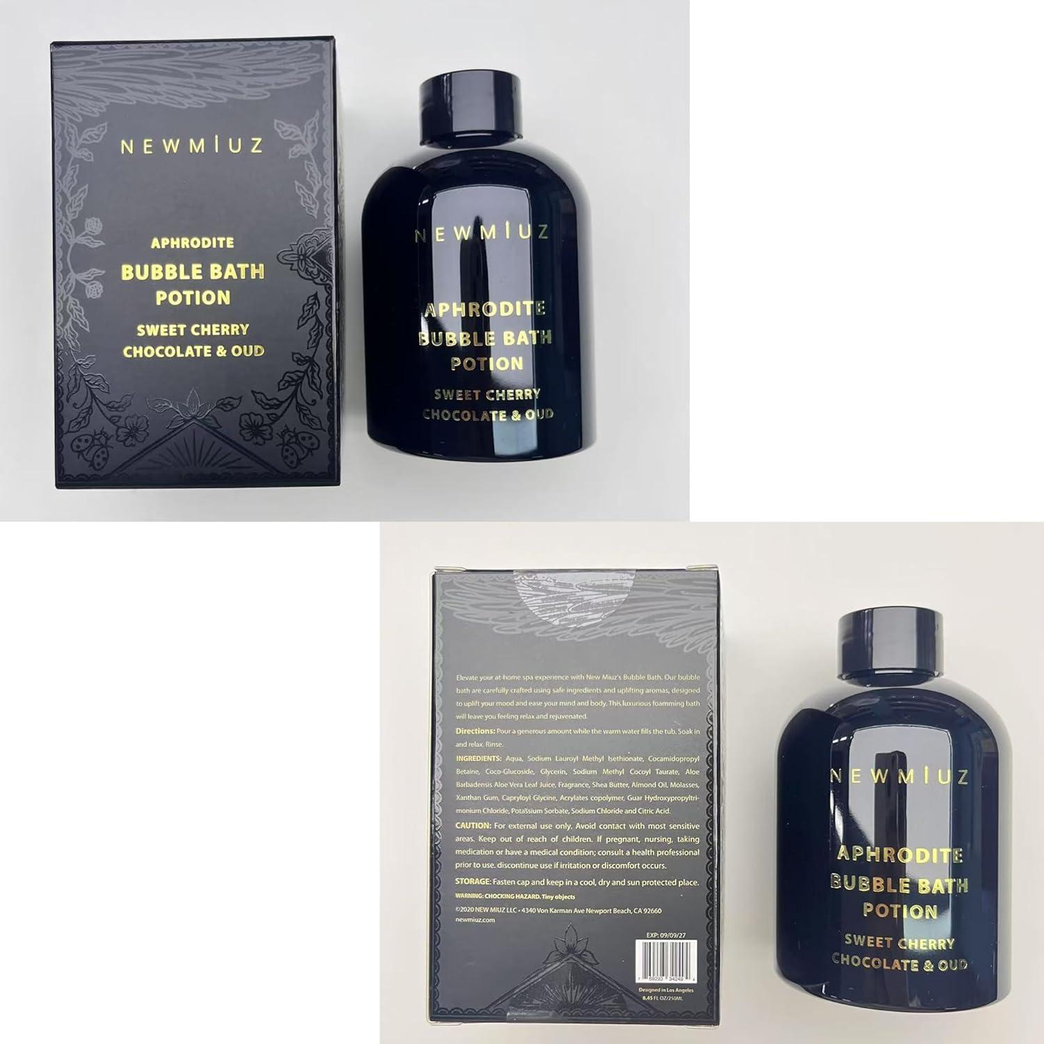 Baño de burbujas premium New Miuz chocolate cereza 320g