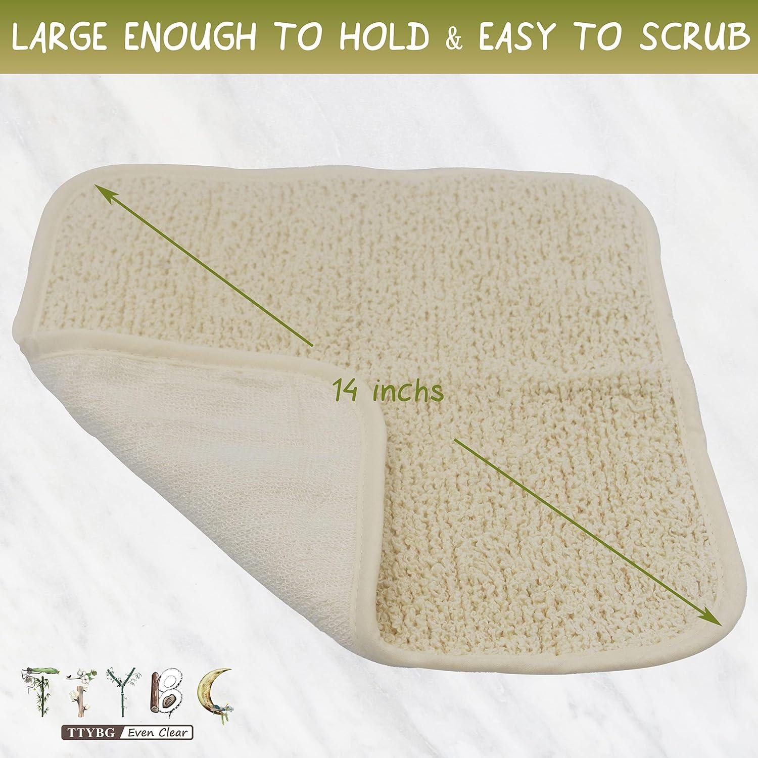 Toallas de Mano de Ramio y Rayón de Bambú Ultra Suaves - 4 Piezas