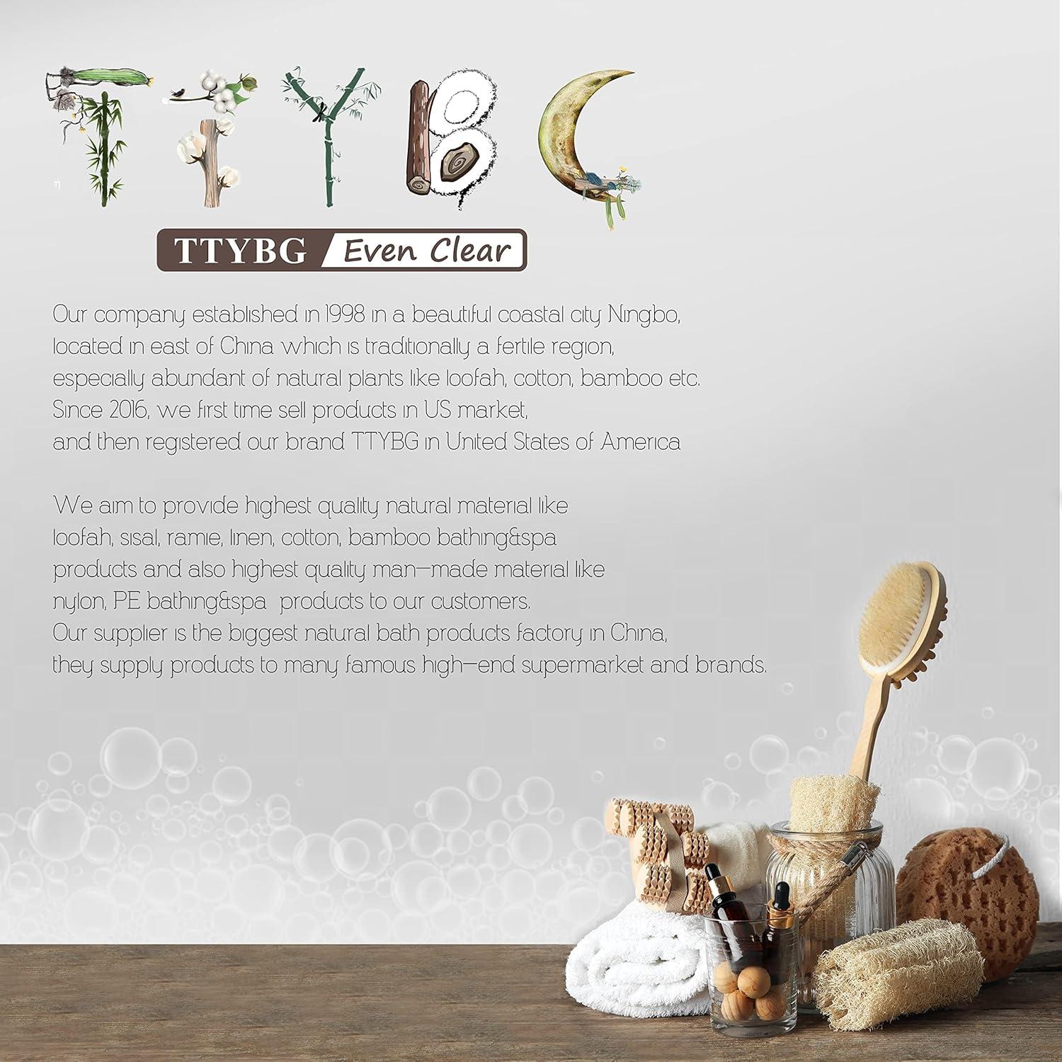 Toallas de Mano de Ramio y Rayón de Bambú Ultra Suaves - 4 Piezas